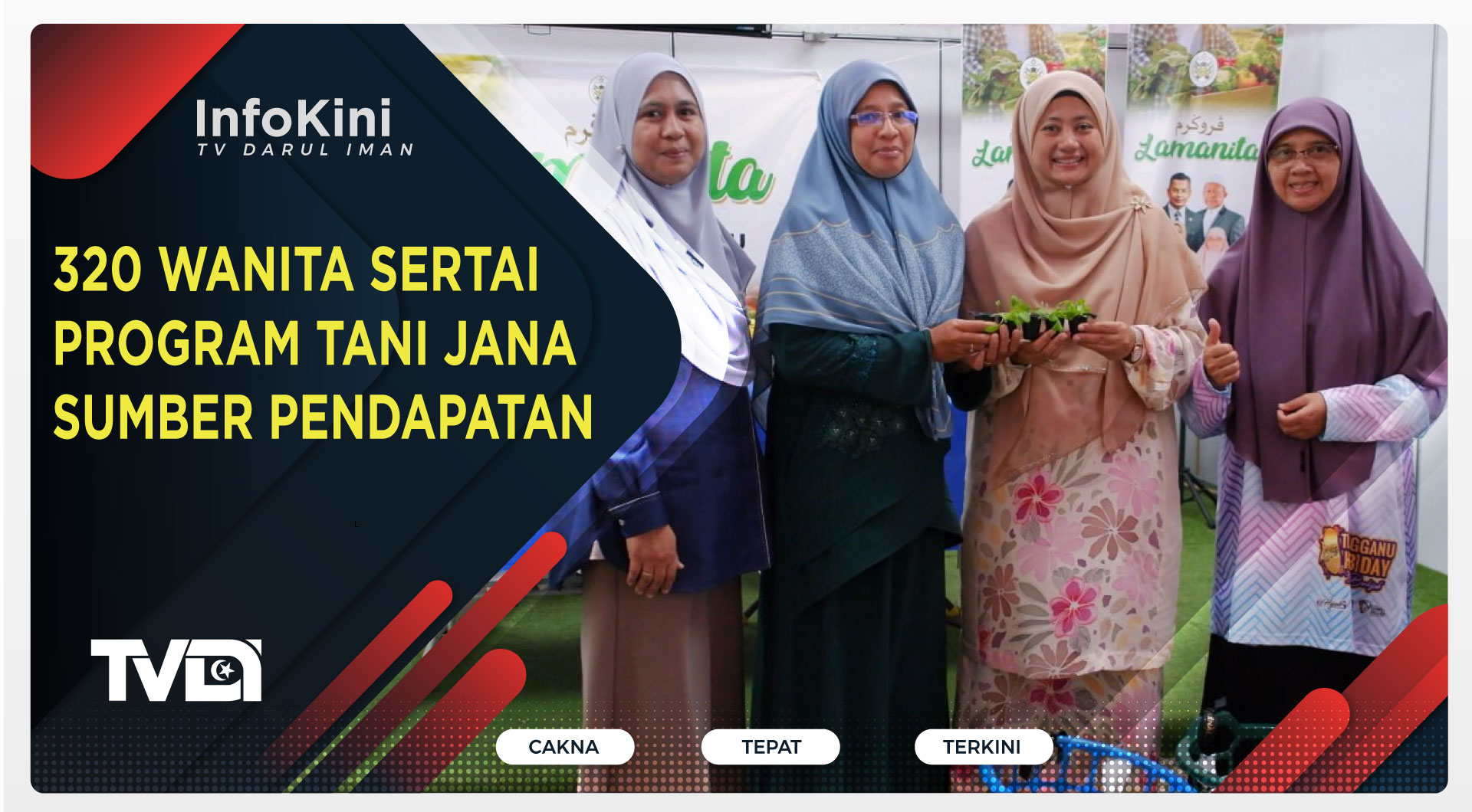 320 Wanita Sertai Program Tani Jana Sumber Pendapatan