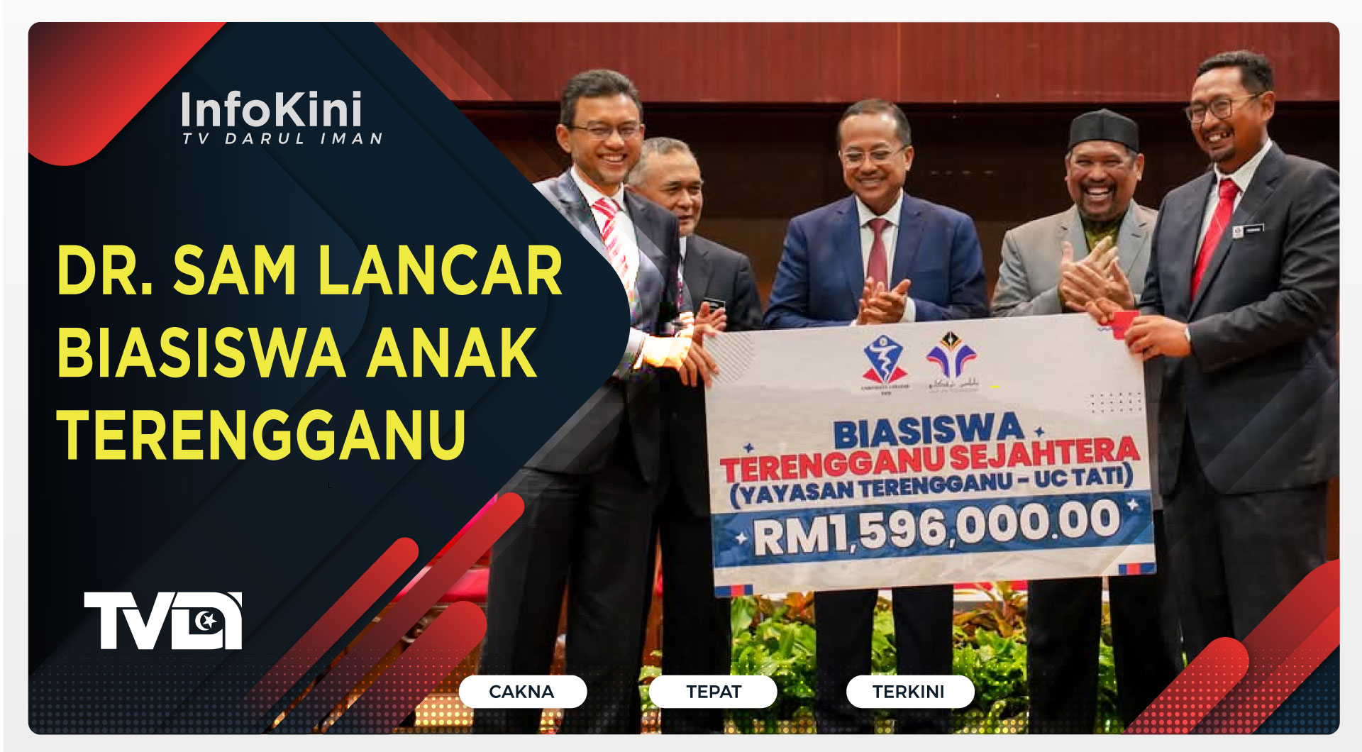 Dr. Sam Lancar Biasiswa Anak Terengganu