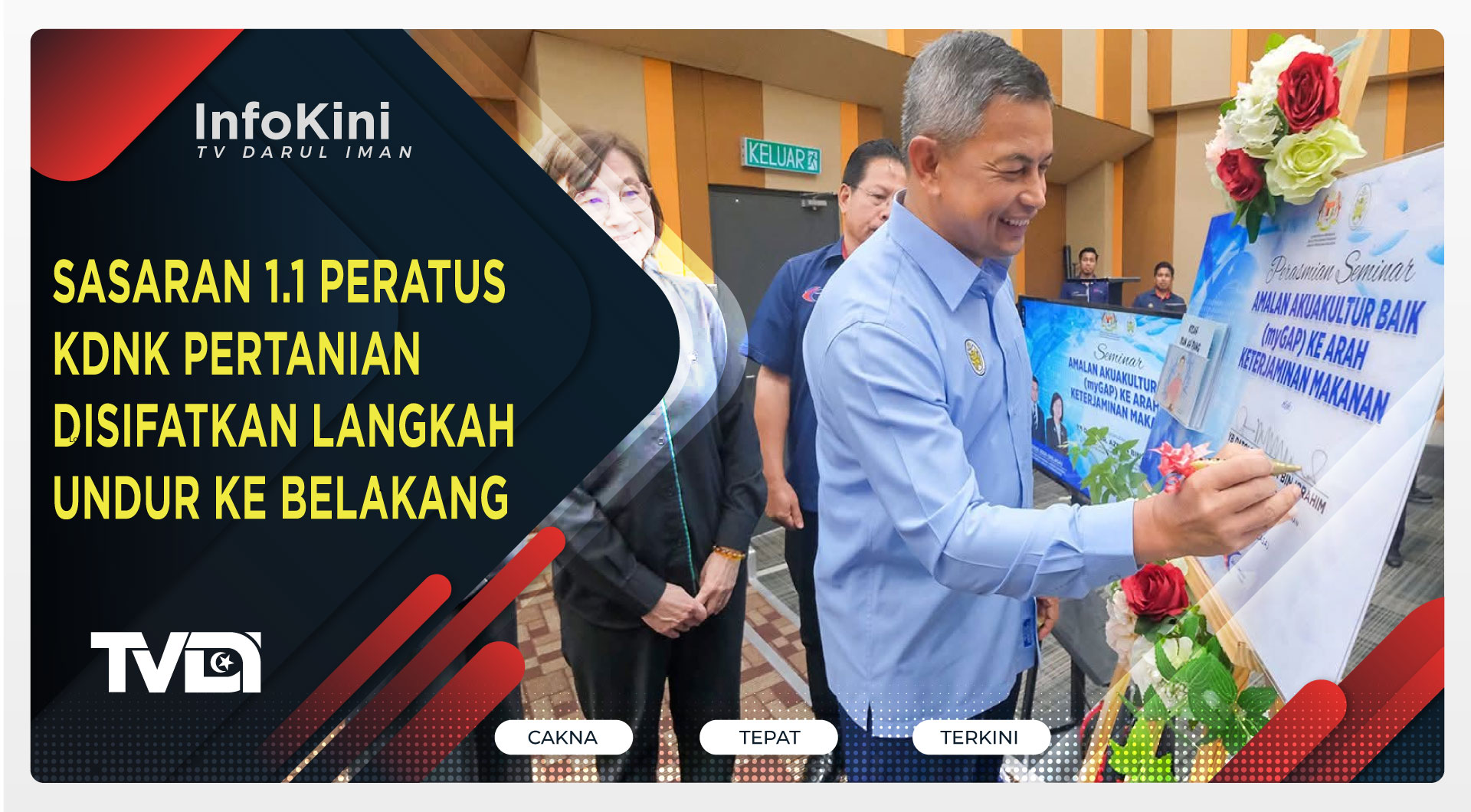 Sasaran 1.1 Peratus KDNK Pertanian Disifatkan Langkah Undur ke Belakang