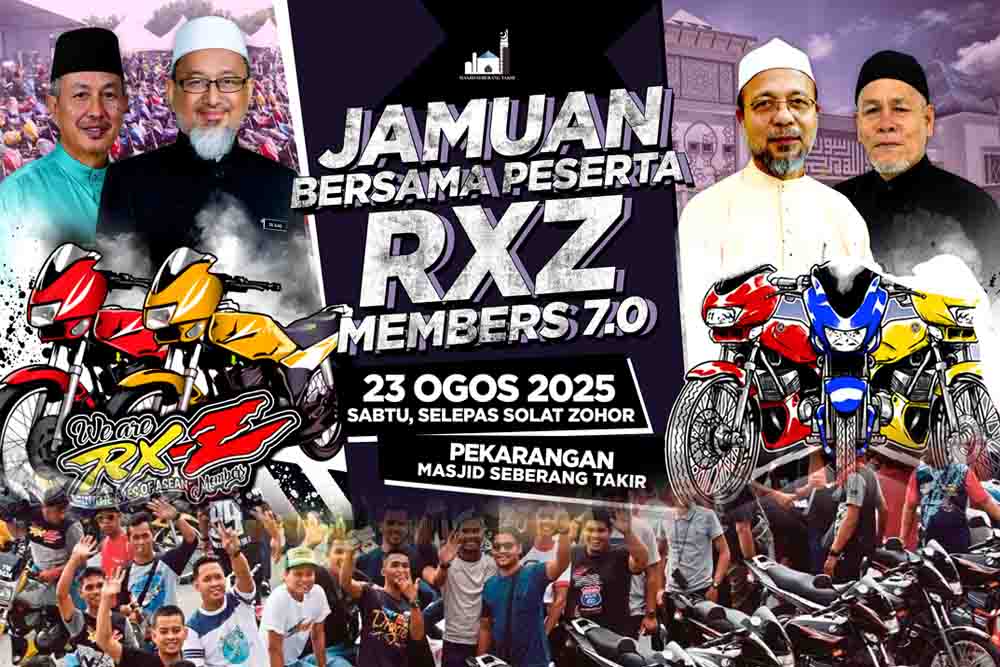 Masjid Seberang Takir Sambut 100,000 Peserta RXZ