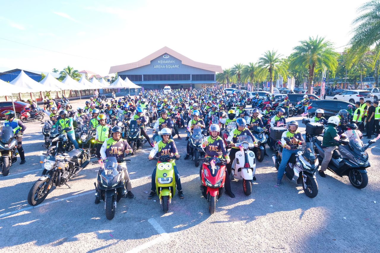 Lebih 400 Motosikal Sertai Kembara Merdeka Kemaman
