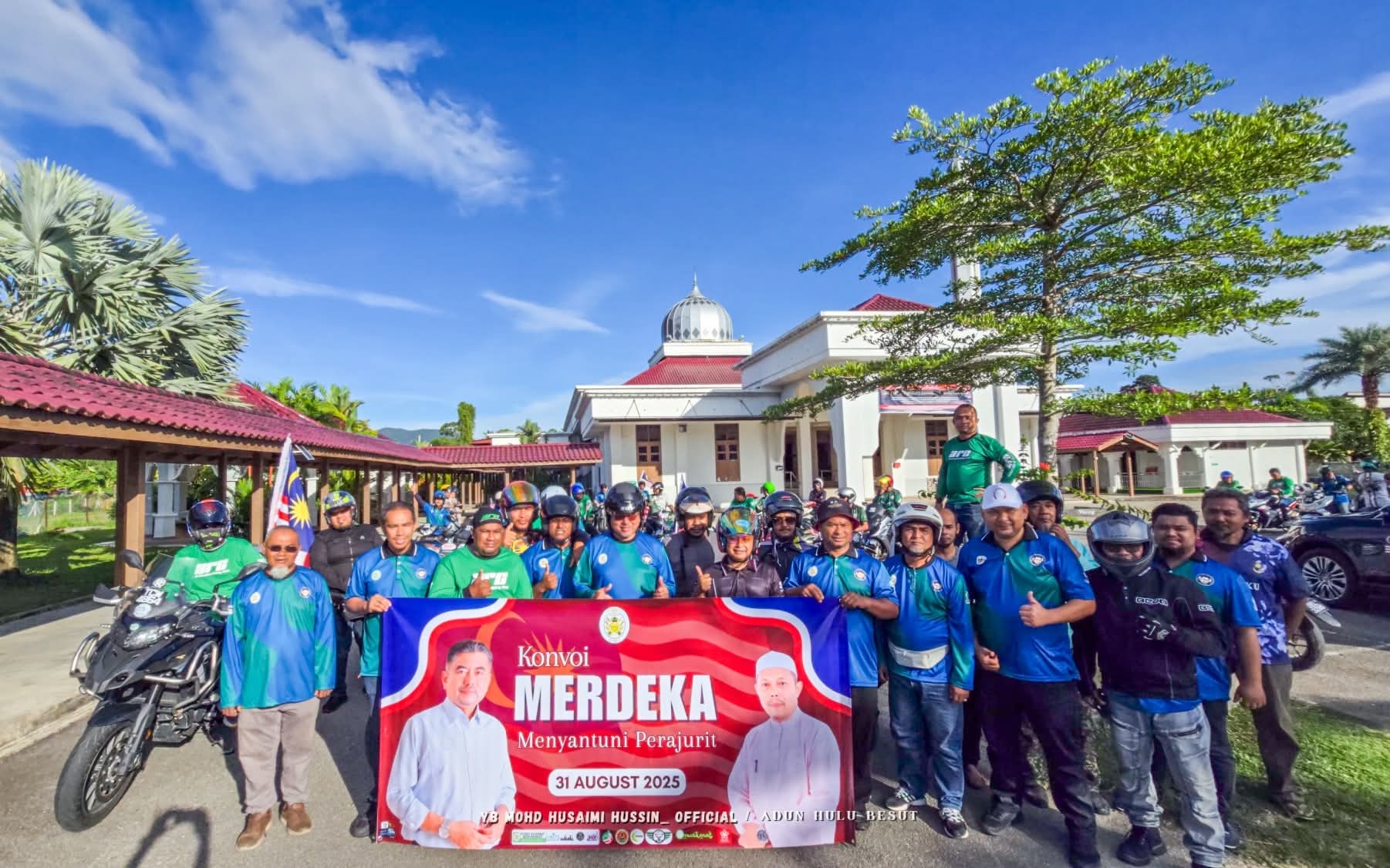 Konvoi Merdeka Santuni 80 Parajurit Dan Veteran ATM