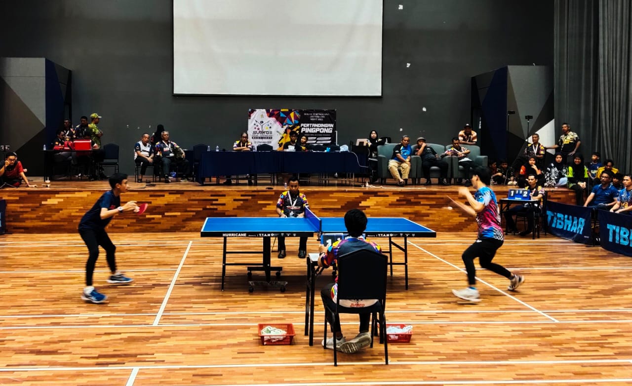 Aksi Sengit AlFateh - Haziq Jadi Penutup Sempurna Pingpong SUTERA