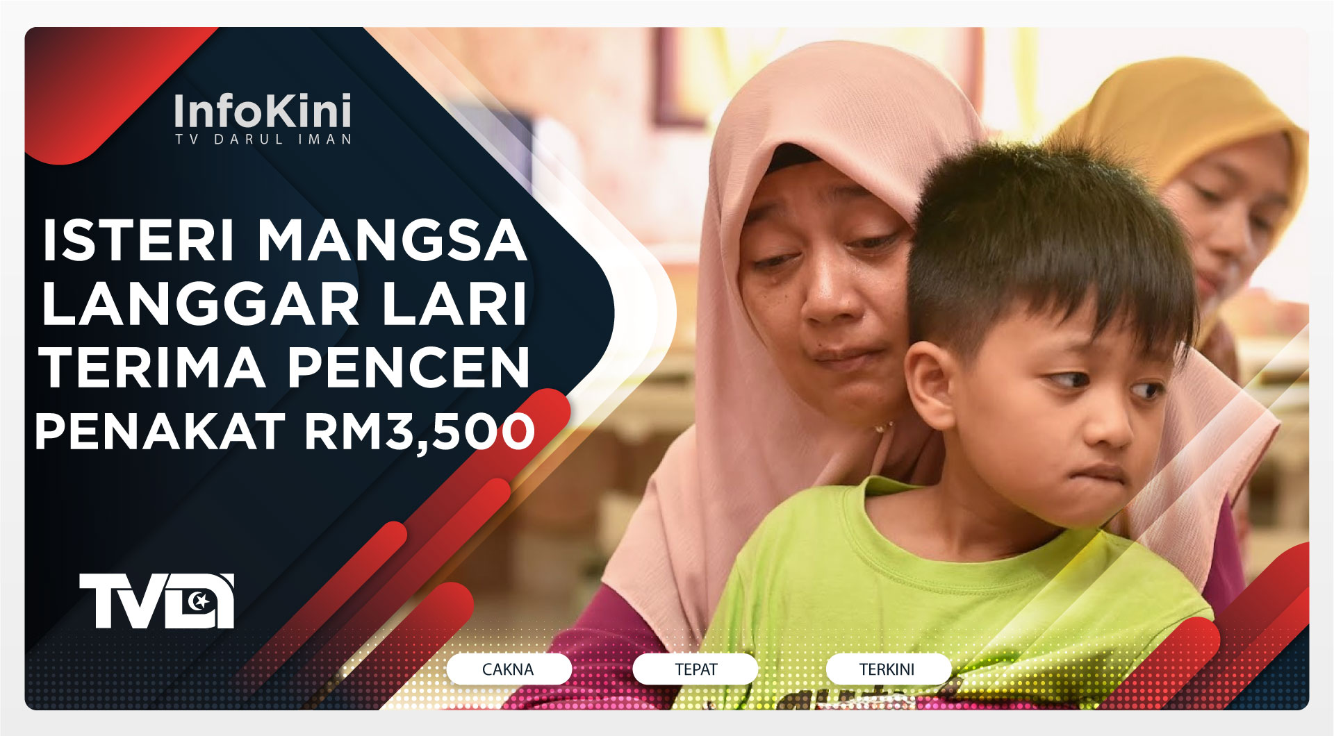 Isteri Mangsa Langgar Lari Terima Pencen Penakat RM3,500