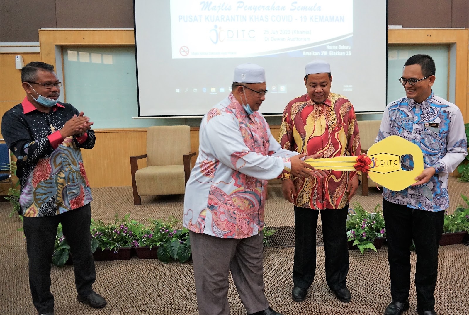 Tugas Kuarantin Berakhir, DITC Terengganu Dikembalikan