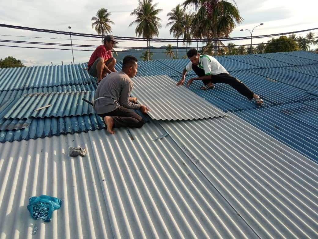 MPKK Jabi Gotong-Royong Baiki Pondok Polis