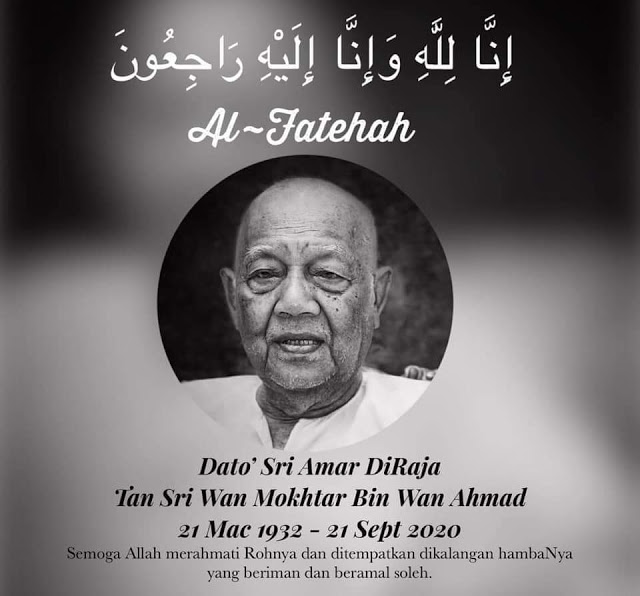 Mantan MB Terengganu Meninggal Dunia