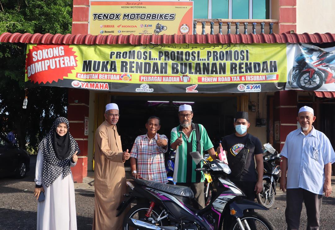 Mangsa Motosikal Terbakar Terharu Terima Sumbangan