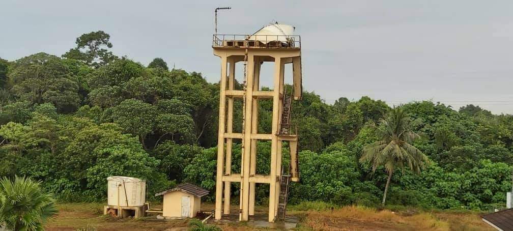 Tangki Air SMK Seri Paka Pecah Akan Dibaiki Segera