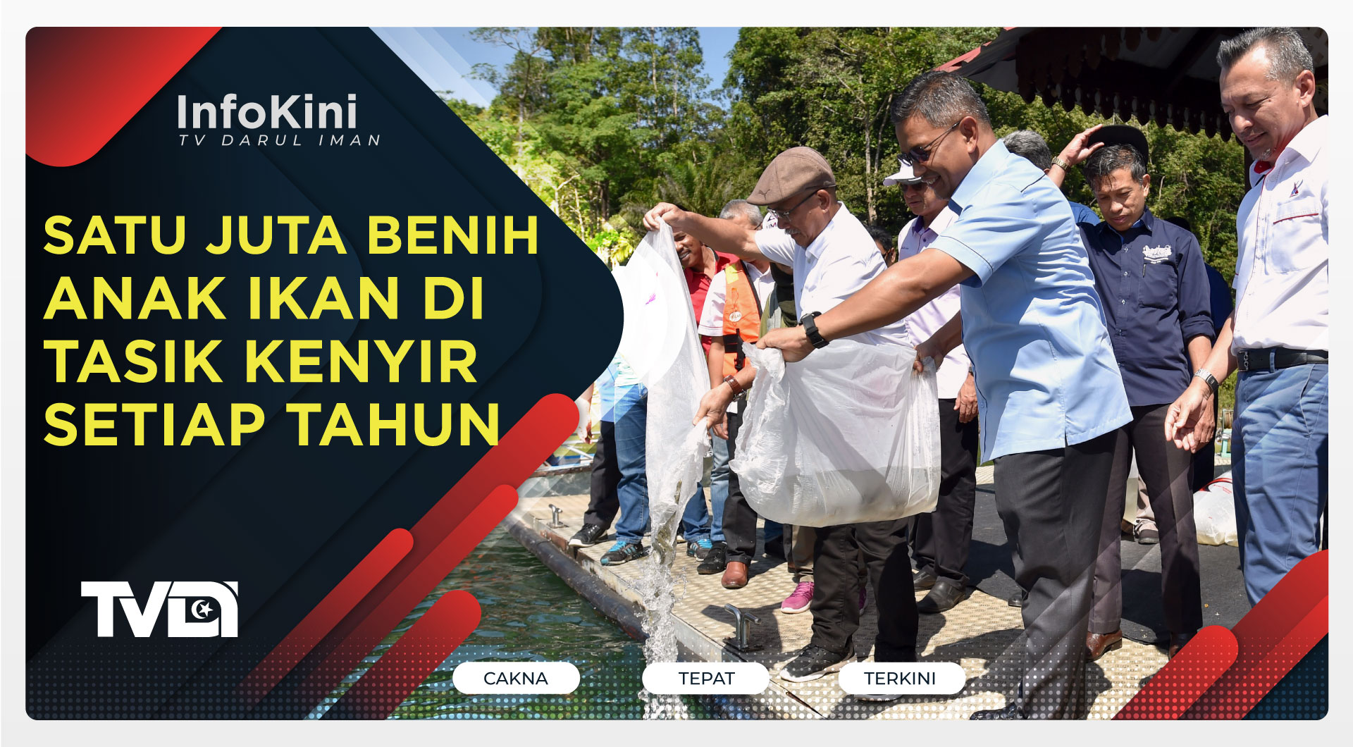 Satu Juta Benih Anak Ikan Di Tasik Kenyir Setiap Tahun