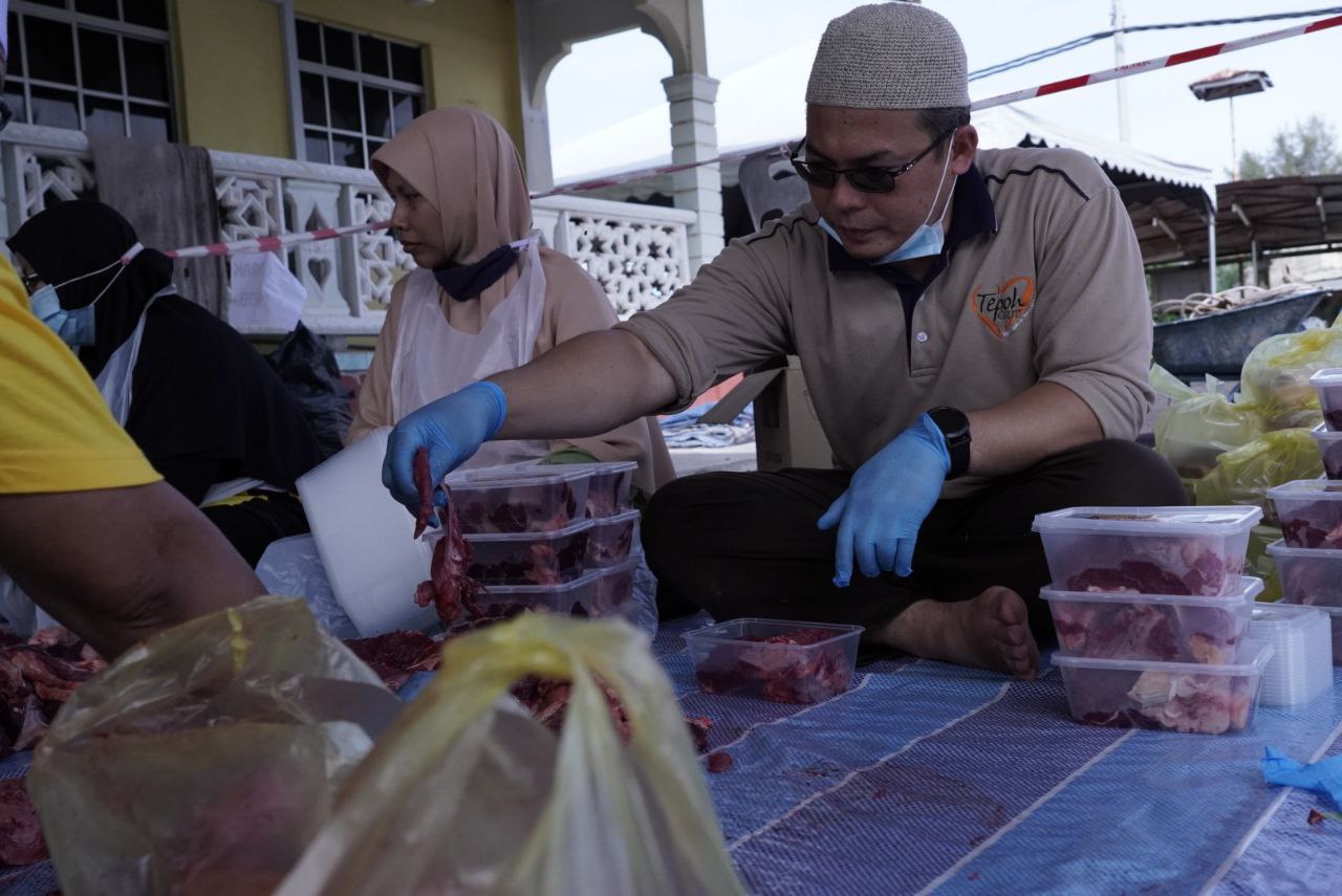Nikmat Aidiladha, 1,500 Keluarga Terima Sumbangan Daging Korban