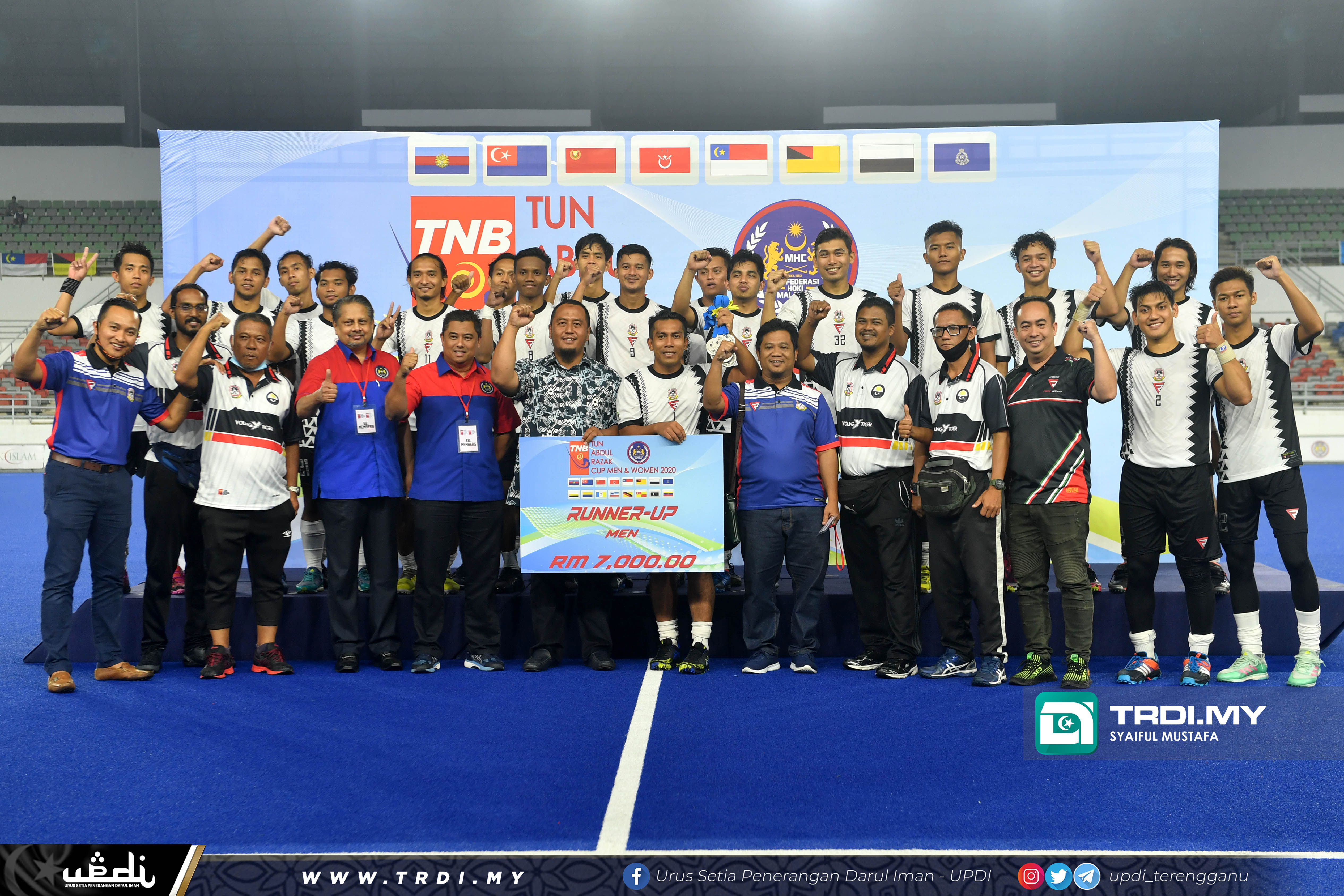 Perlawanan akhir Kejohanan Hoki Piala Tun Abdul Razak antara Terengganu VS Perak di Stadium Hoki Nasional Bukit Jalil, KL, dengan keputusan TRG 2 - Perak 4