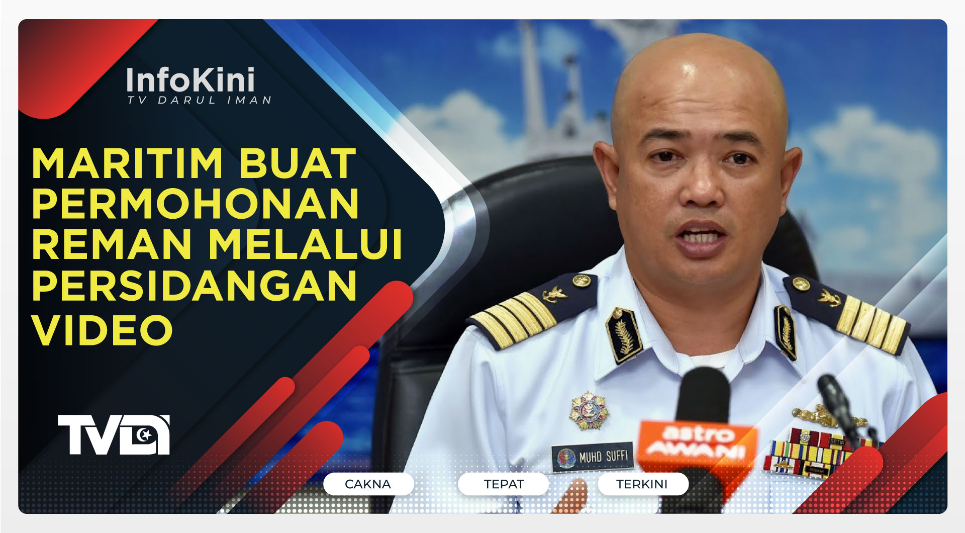 Maritim Buat Permohonan Reman Melalui Persidangan Video