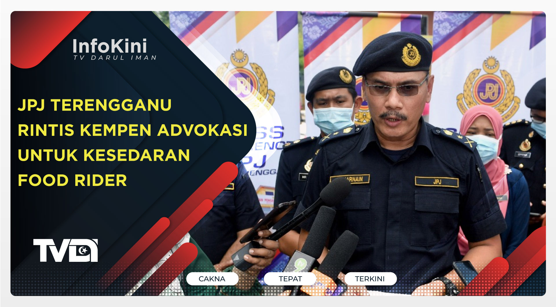 JPJ Terengganu Rintis Kempen Advokasi Untuk Kesedaran Food Rider