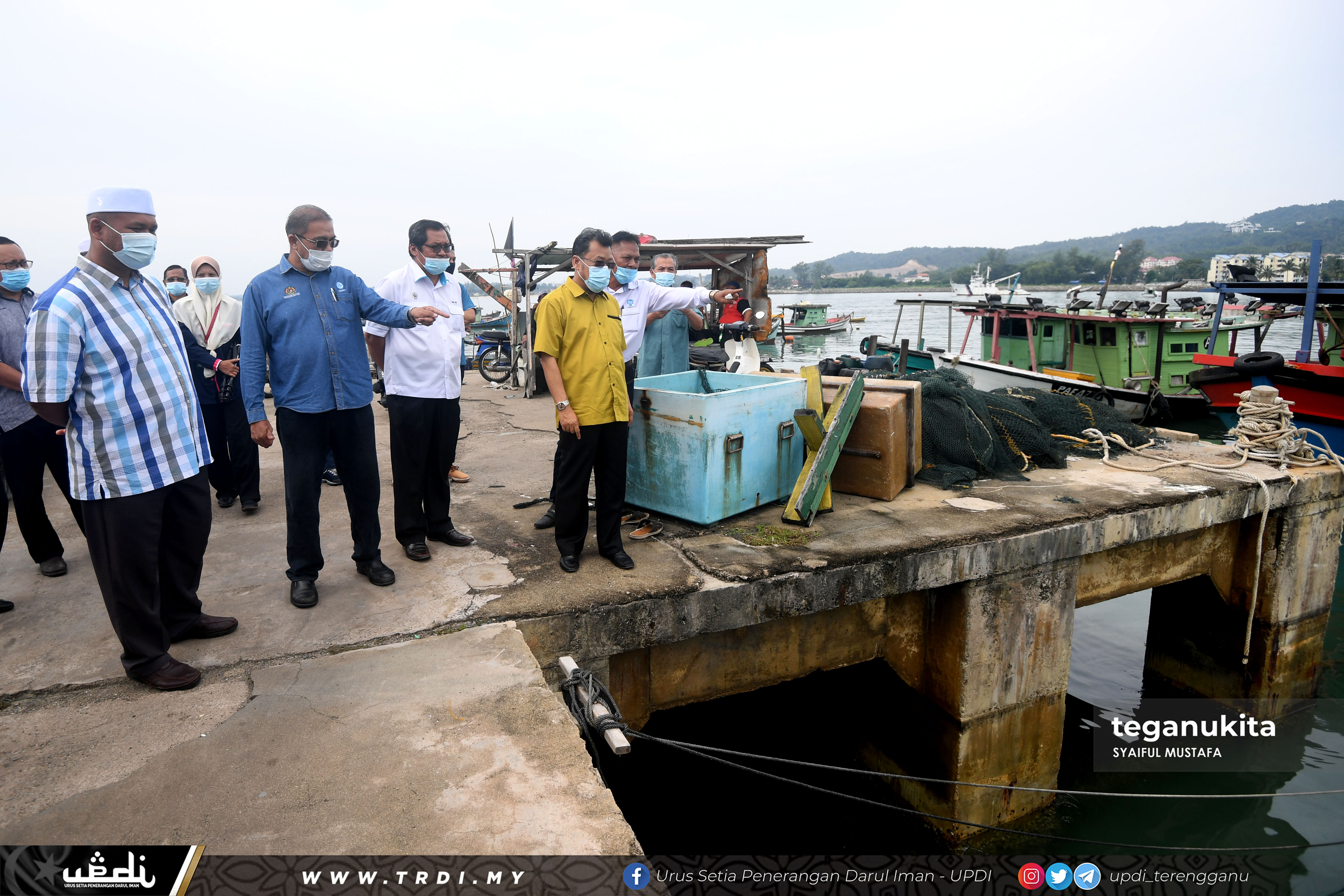 Program Lawatan Kerja YB Timbalan Menteri Pertanian dan Industri Makanan II, YB Dato' Che Abdullah Mat Nawi di Pelabuhan LKIM, Chendering.