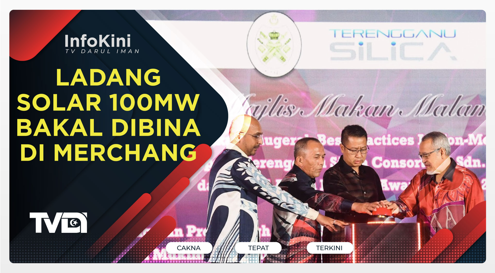 Ladang Solar 100MW Bakal Dibina Di Merchang