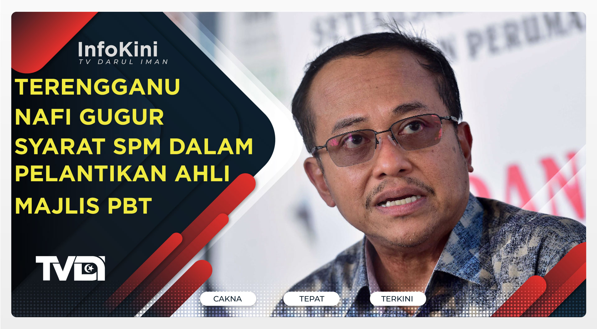 Terengganu Nafi Gugur Syarat SPM Dalam Pelantikan Ahli Majlis PBT