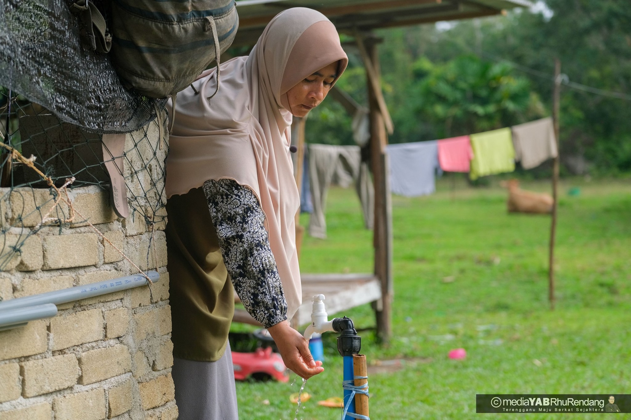 Penantian 27 Tahun Miliki Air Bersih Tercapai