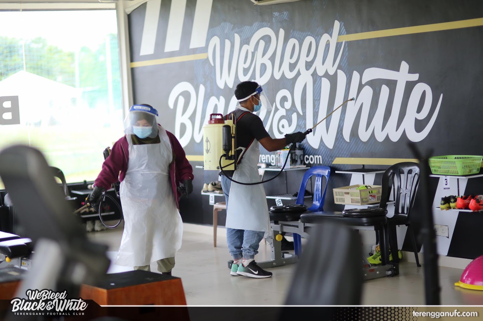 Padang Latihan Terengganu FC Disanitasi