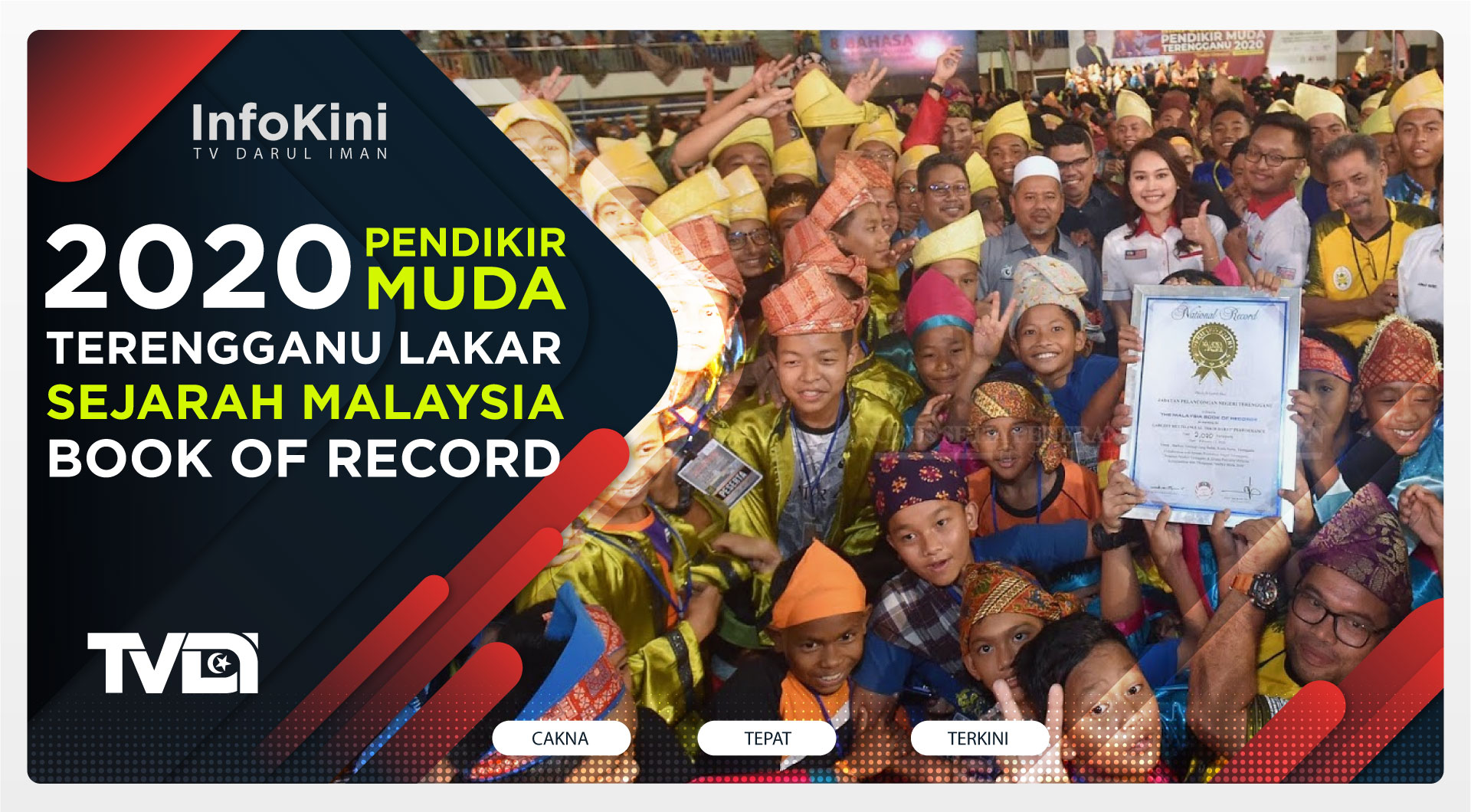 2020 Pendikir Muda Terengganu Lakar Sejarah Malaysia Book Of Record