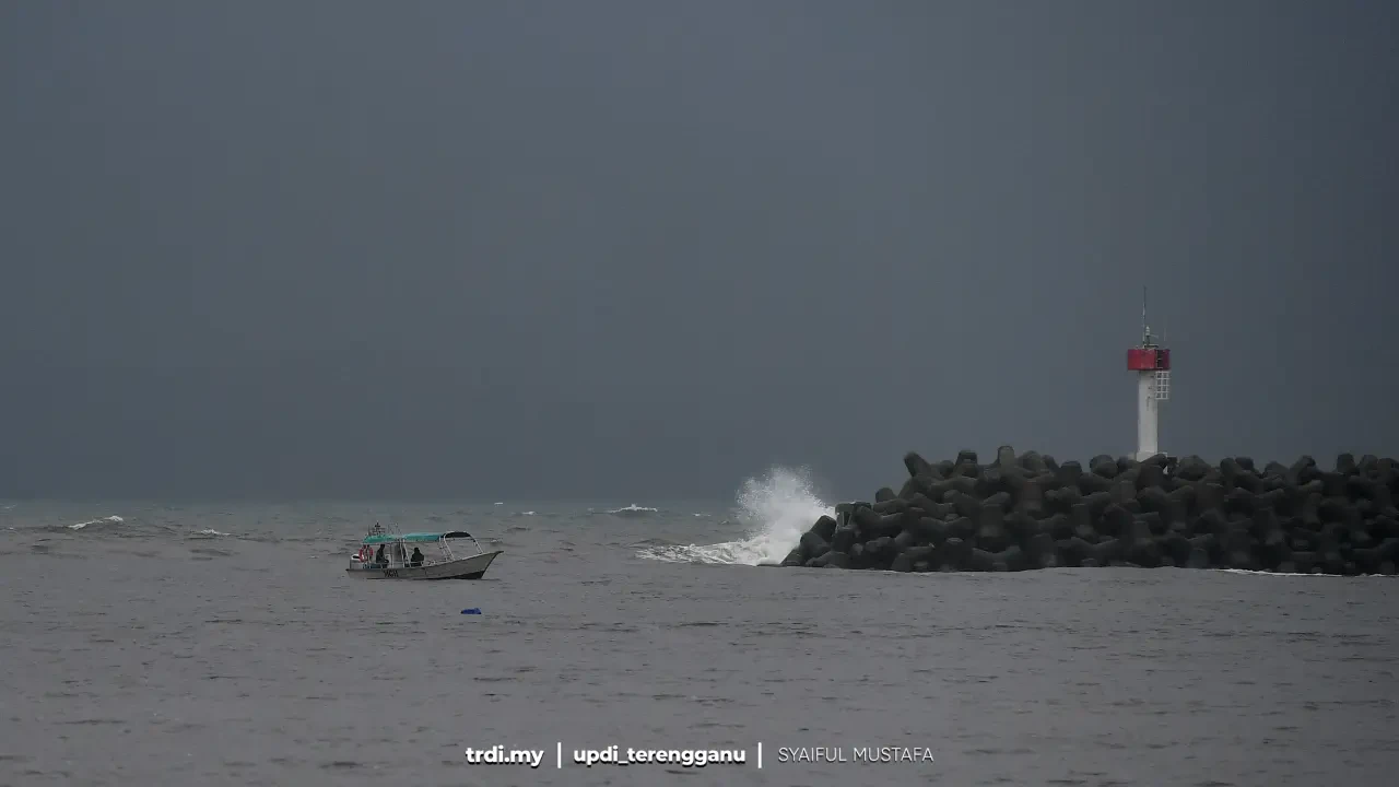 Hujan Tahap Buruk Dijangka Landa Terengganu, Kelantan Hingga Khamis