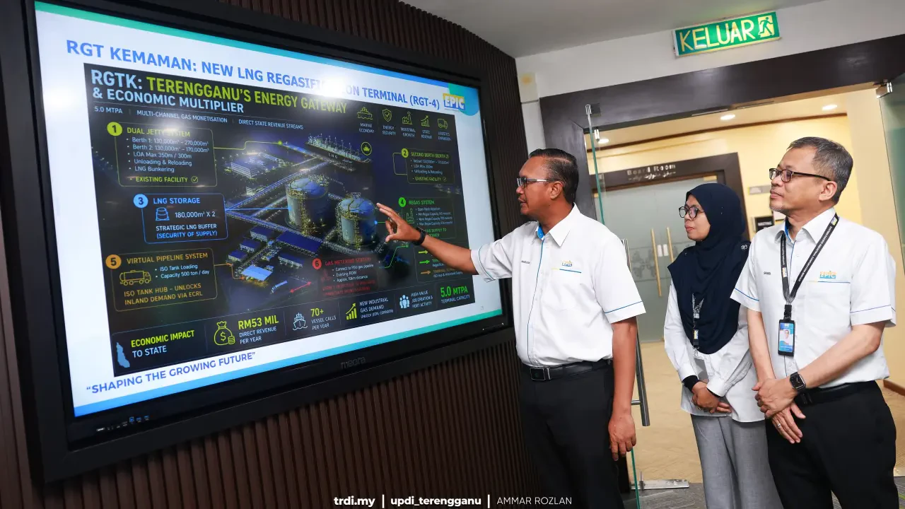 Projek Terminal Regasifikasi Kemaman RM3.8 Bilion Tunggu Kelulusan Akhir