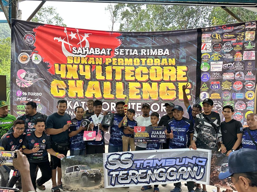 Anak Jati Terengganu Ungguli Sukan Lasak 4x4 di Kelantan