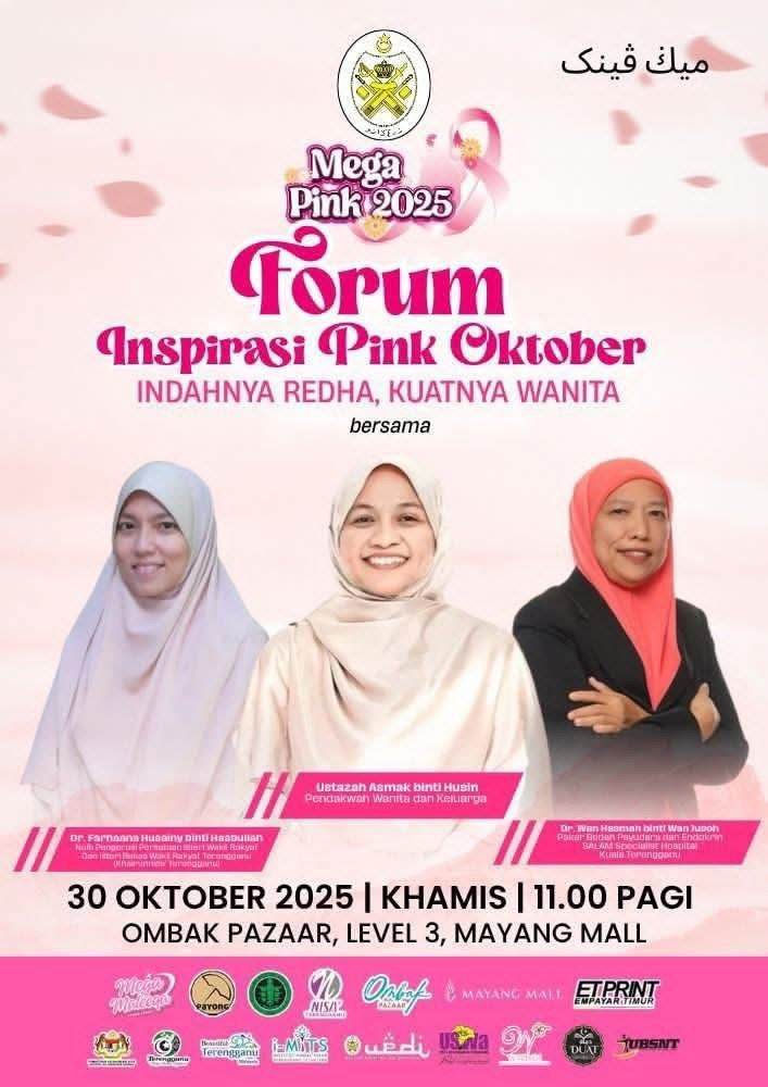 Forum Inspirasi Pink Oktober-Indahnya Redha, Kuatnya Wanita
