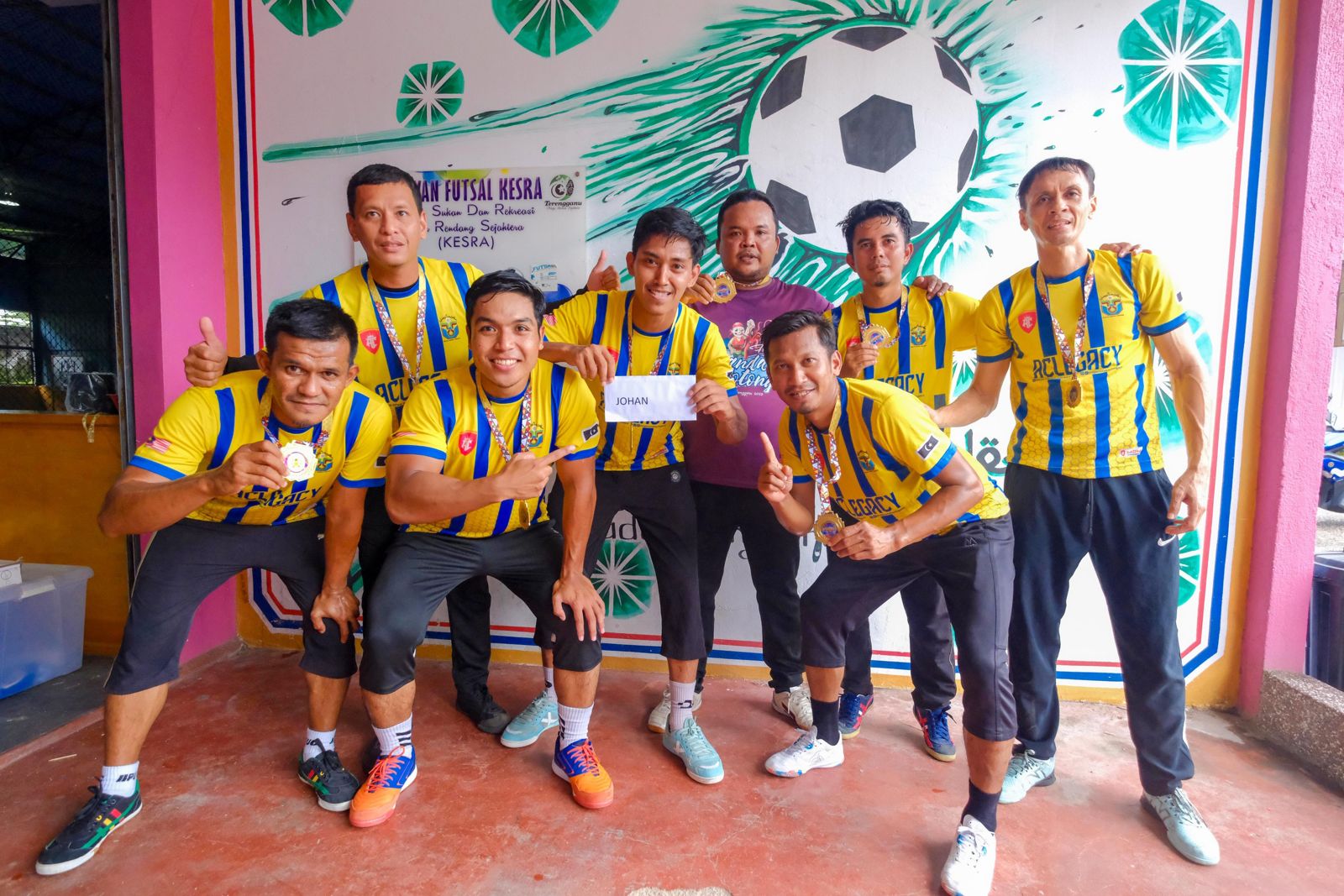 Majlis Daerah Marang Juara Kejohanan Futsal Antara Jabatan