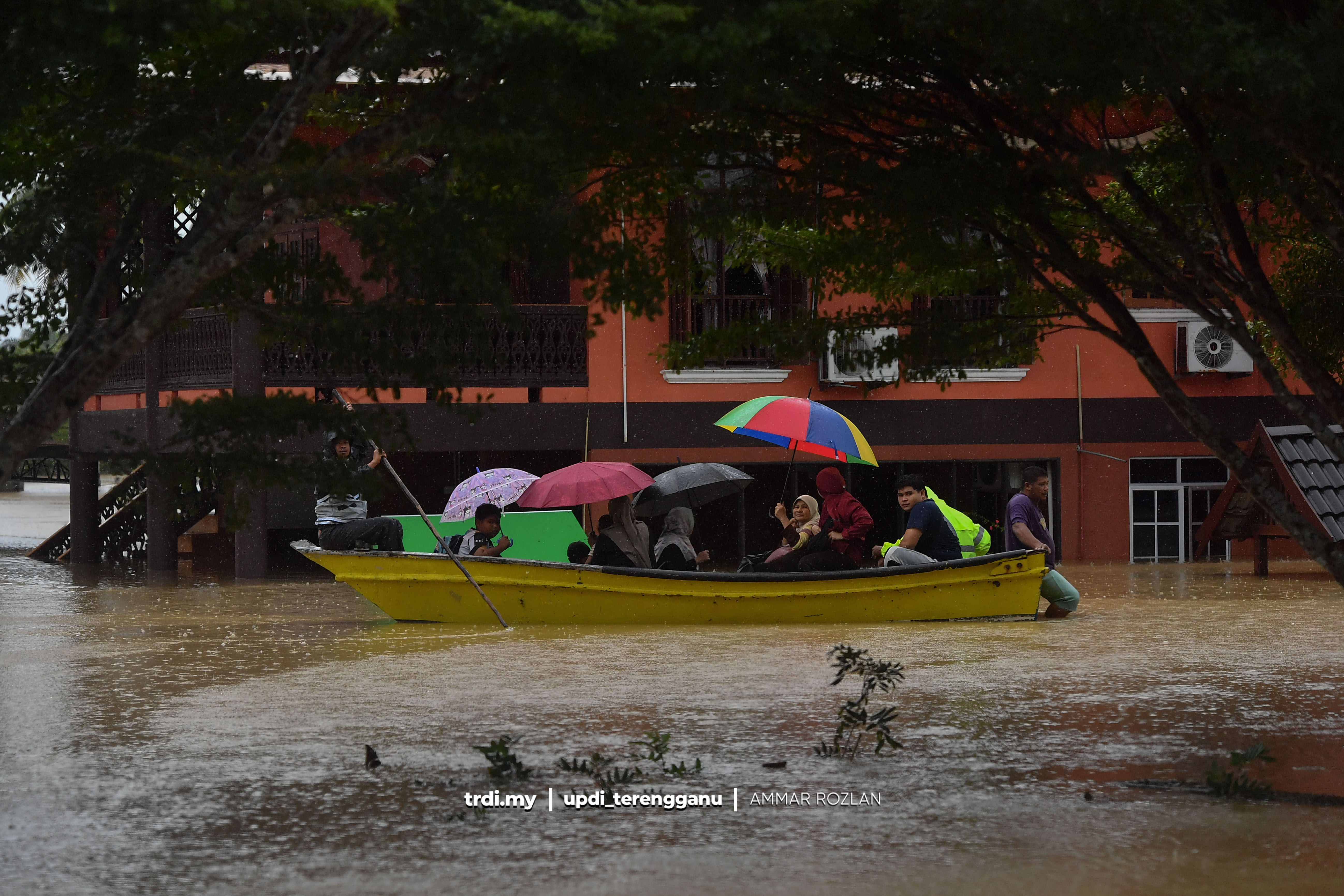 Hujan Berterusan Tahap Bahaya di Empat Daerah Terengganu Hingga Jumaat