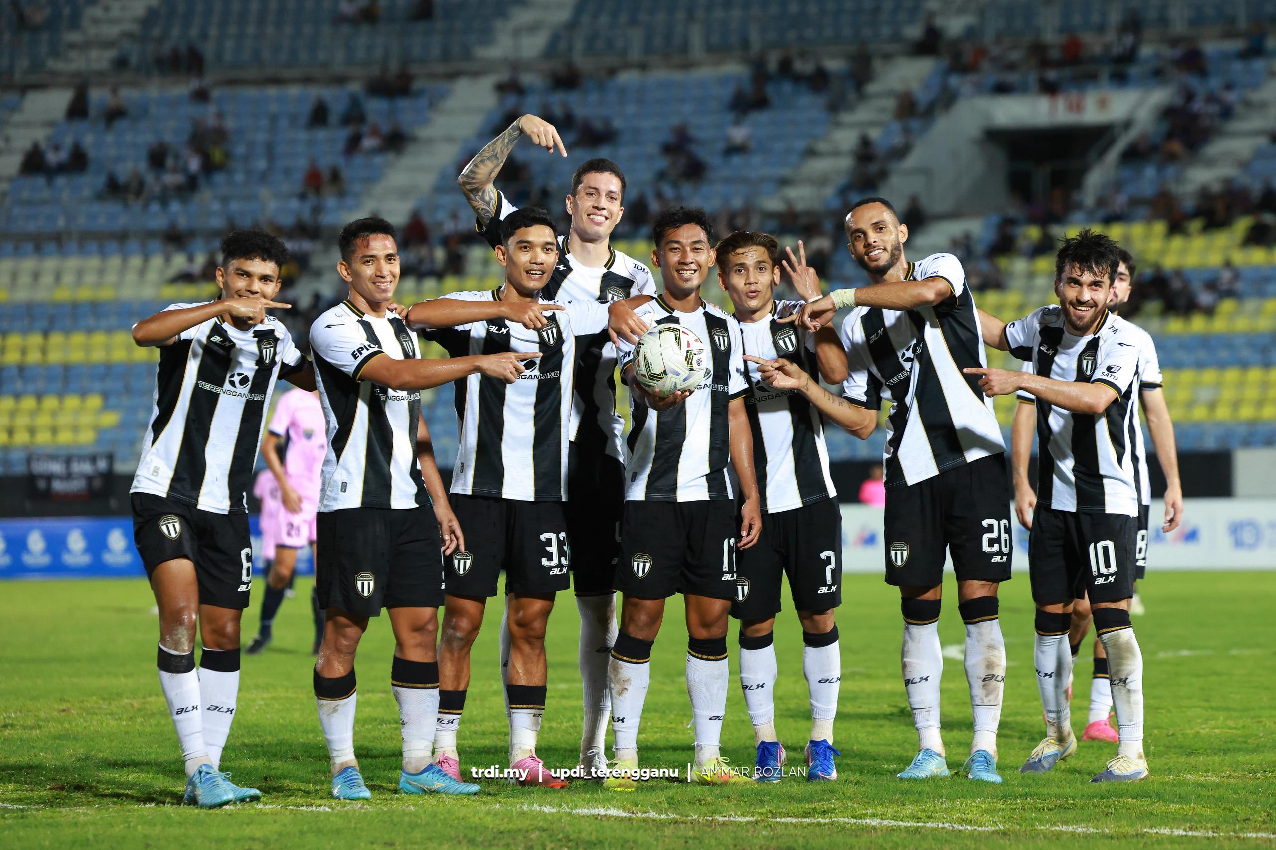 Hatrik Shakir Pimpin Terengganu FC Ke Suku Akhir 