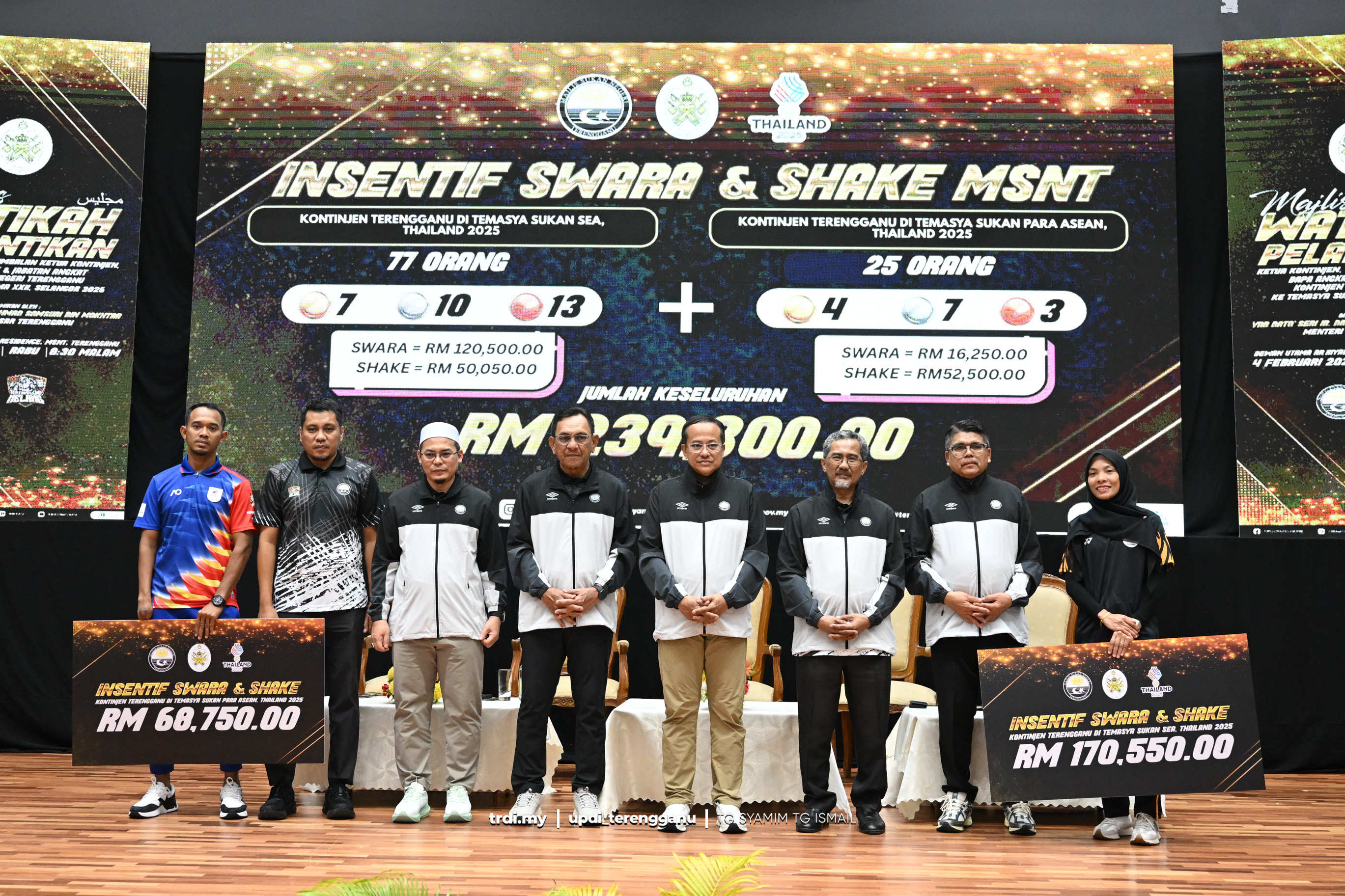 Terengganu Agih RM239,300 Hargai Prestasi Atlet Kebangsaan 