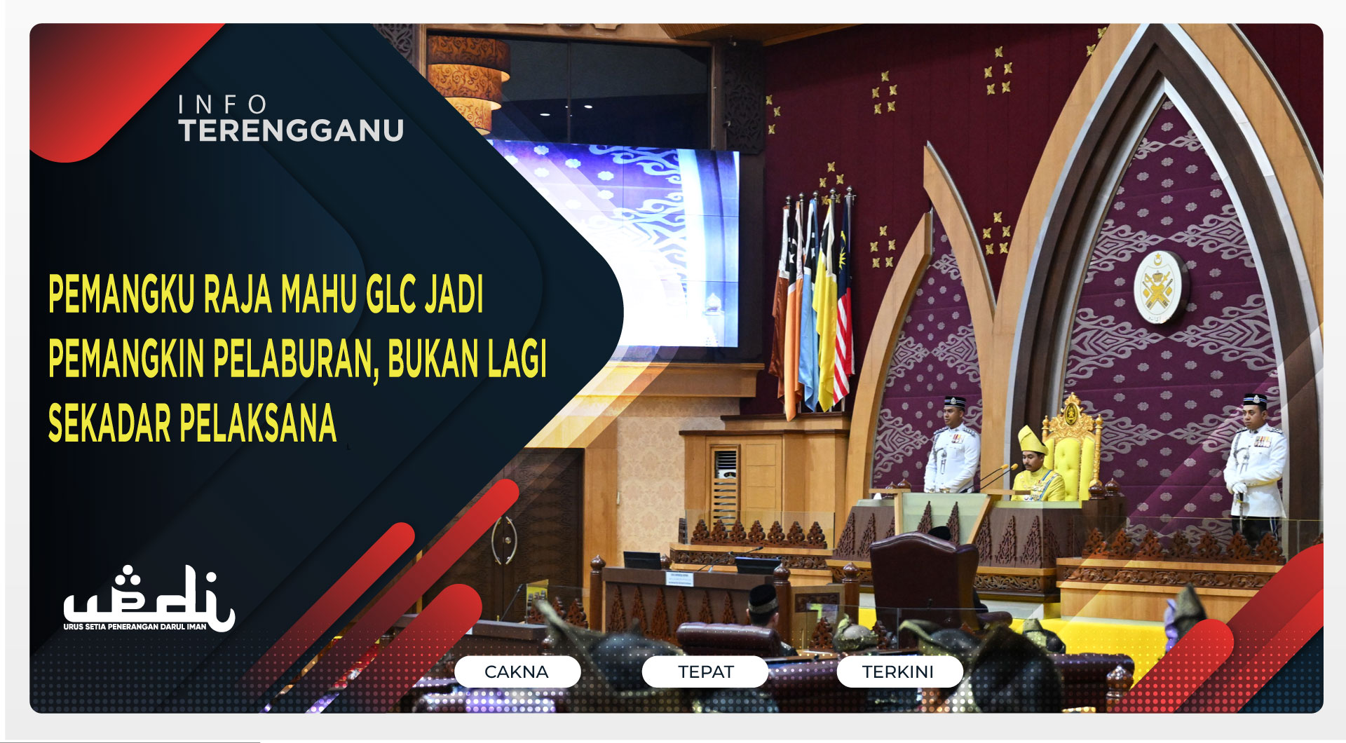 Pemangku Raja Mahu GLC Jadi Pemangkin Pelaburan, Bukan Lagi Sekadar Pelaksana