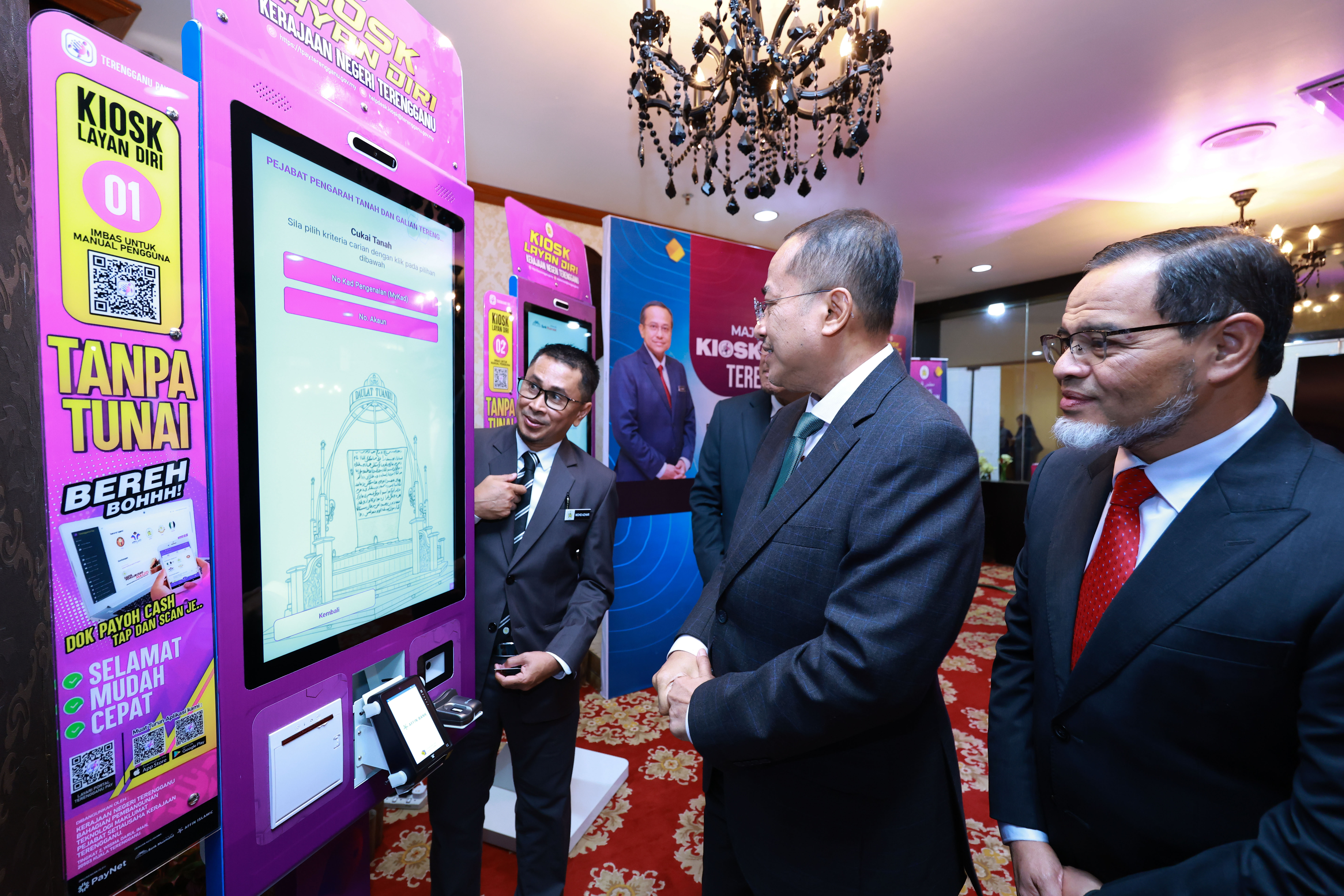 Kiosk Terengganu Pay Dilancar, Perkasa Urusan Tanpa Tunai Untuk Kemudahan Rakyat