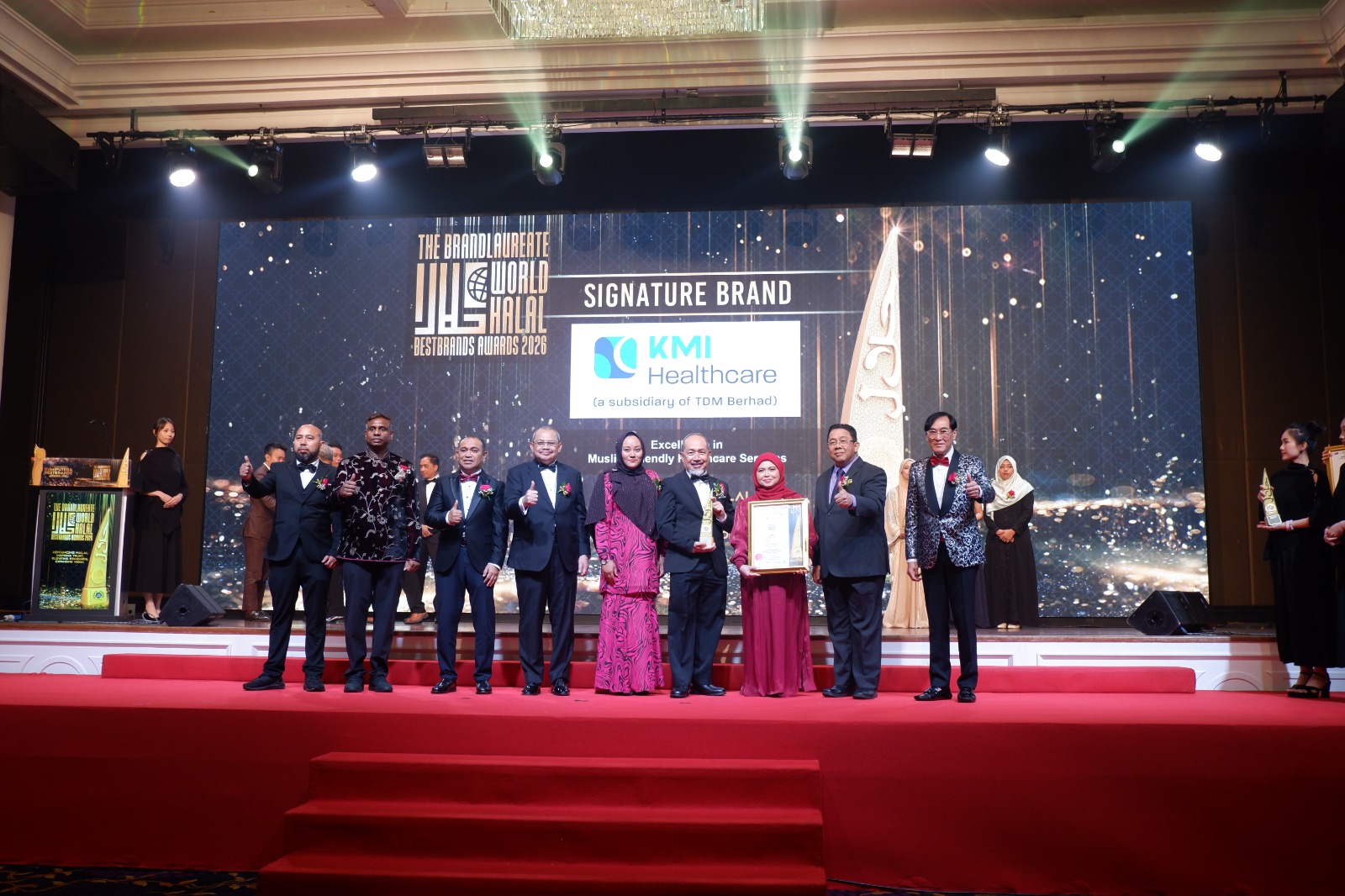 KMI Healthcare Menang Anugerah The BrandLaureate World Halal BestBrands Awards 2026