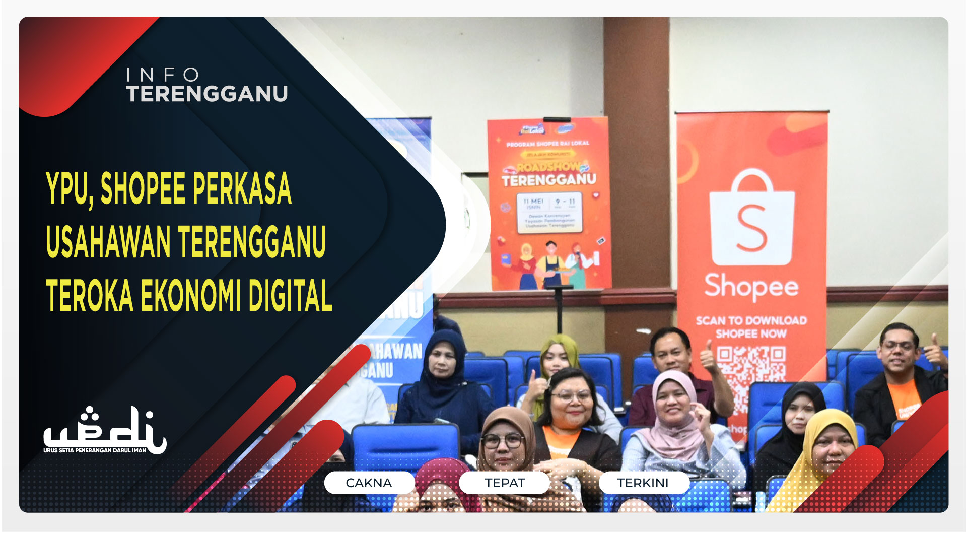 YPU, Shopee Perkasa Usahawan Terengganu Teroka Ekonomi Digital