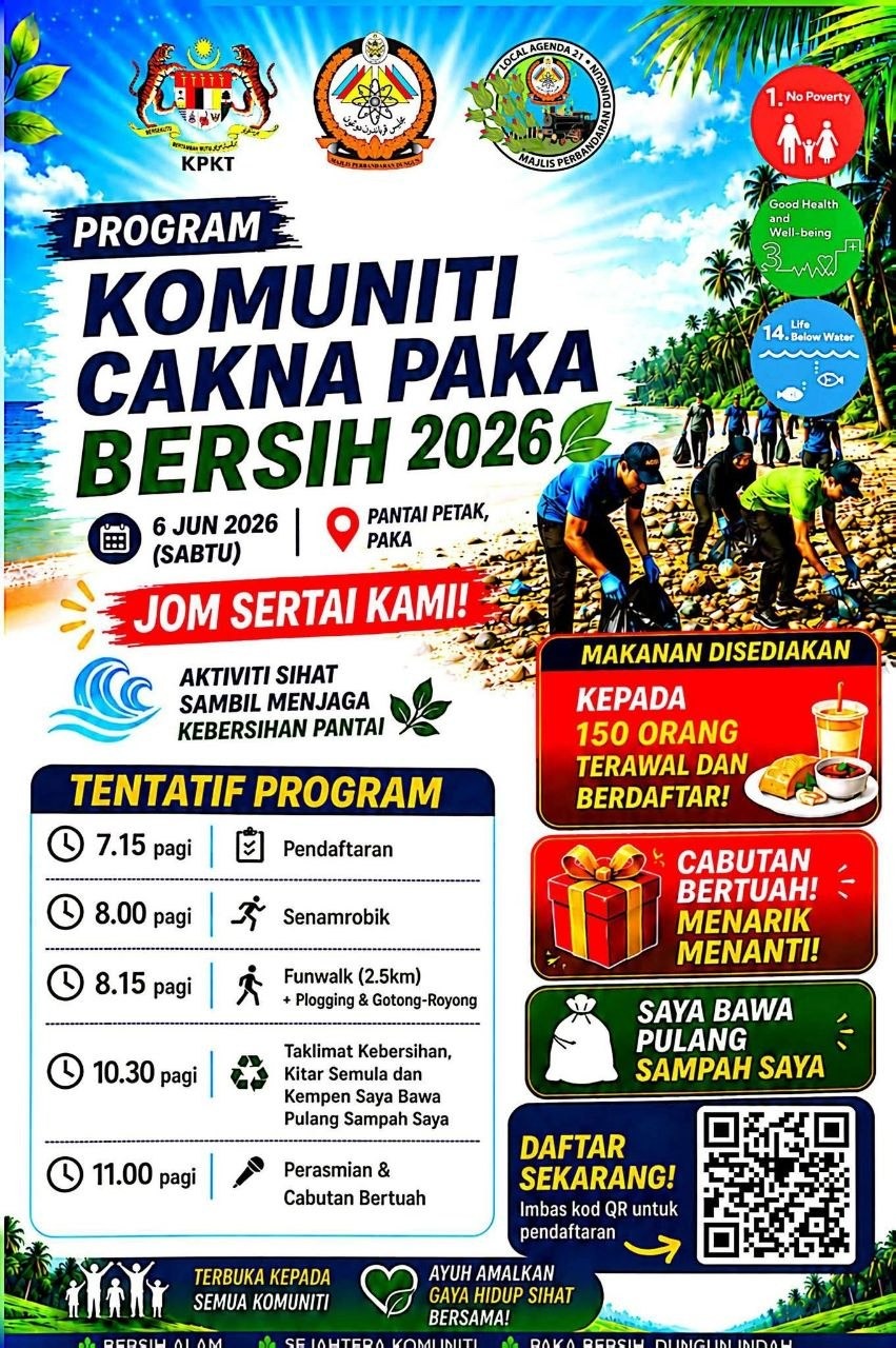 KOMUNITI CAKNA PAKA BERSIH 2026 