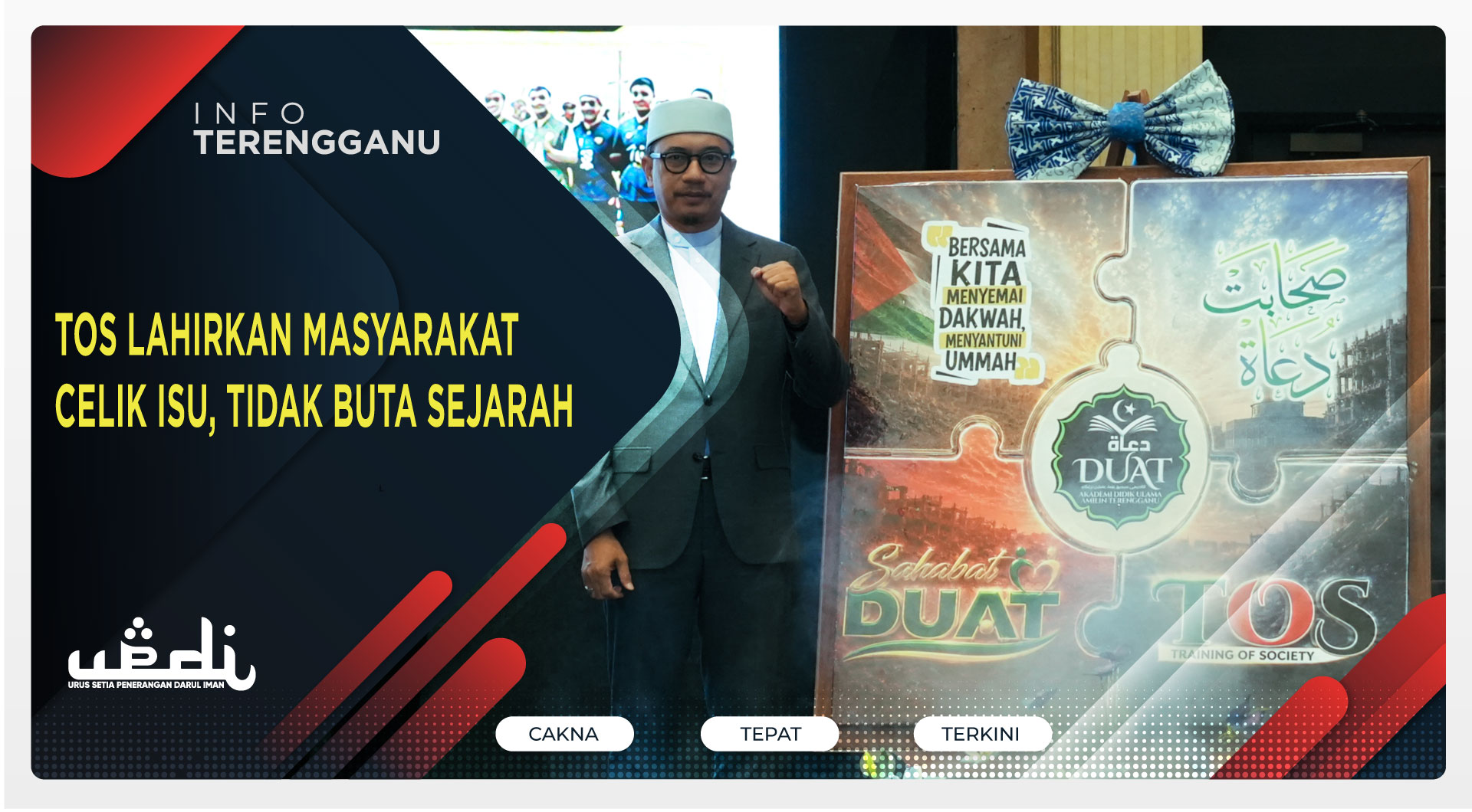 TOS Lahirkan Masyarakat Celik Isu, tidak Buta Sejararah
