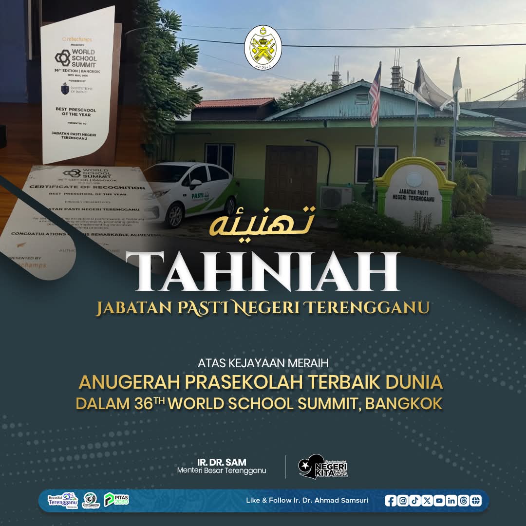 PASTI Terengganu Harumkan Nama Malaysia Di Pentas Pendidikan Antarabangsa