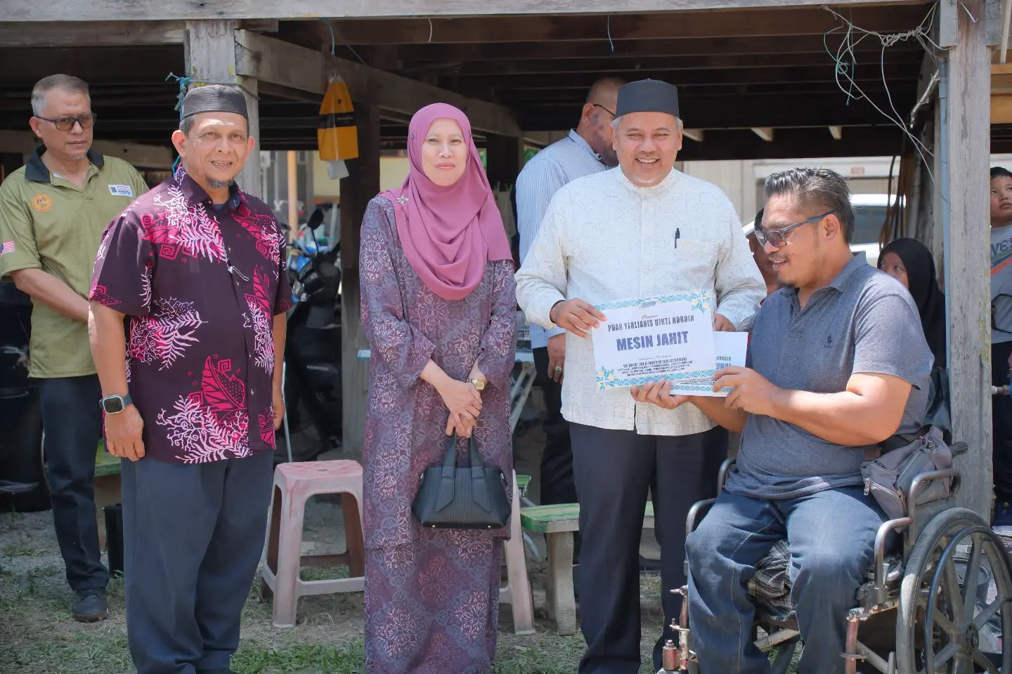 Rumah Sewa Hangus Terbakar, Pasangan OKU Terima Bantuan Segera Kerajaan Negeri