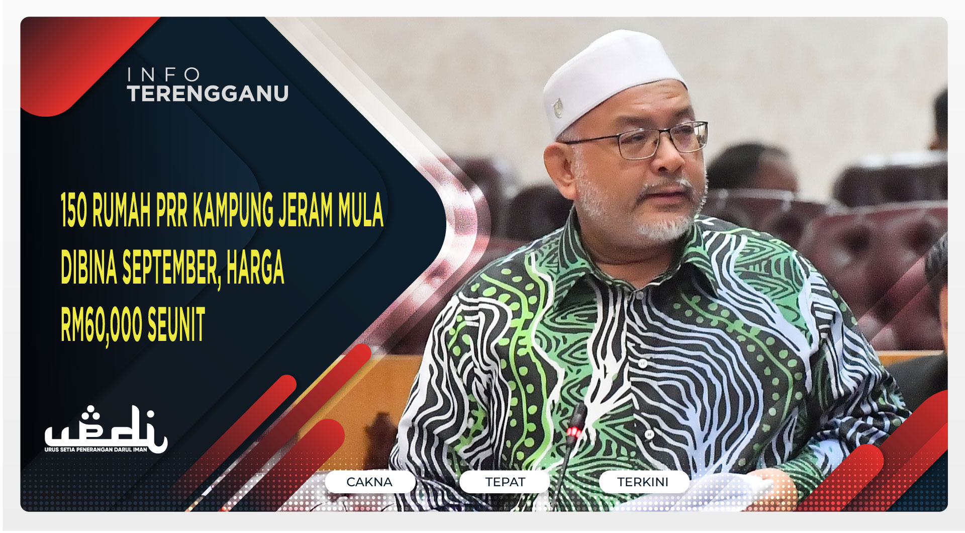 150 Rumah PRR Kampung Jeram Mula Dibina September, Harga RM60,000 Seunit