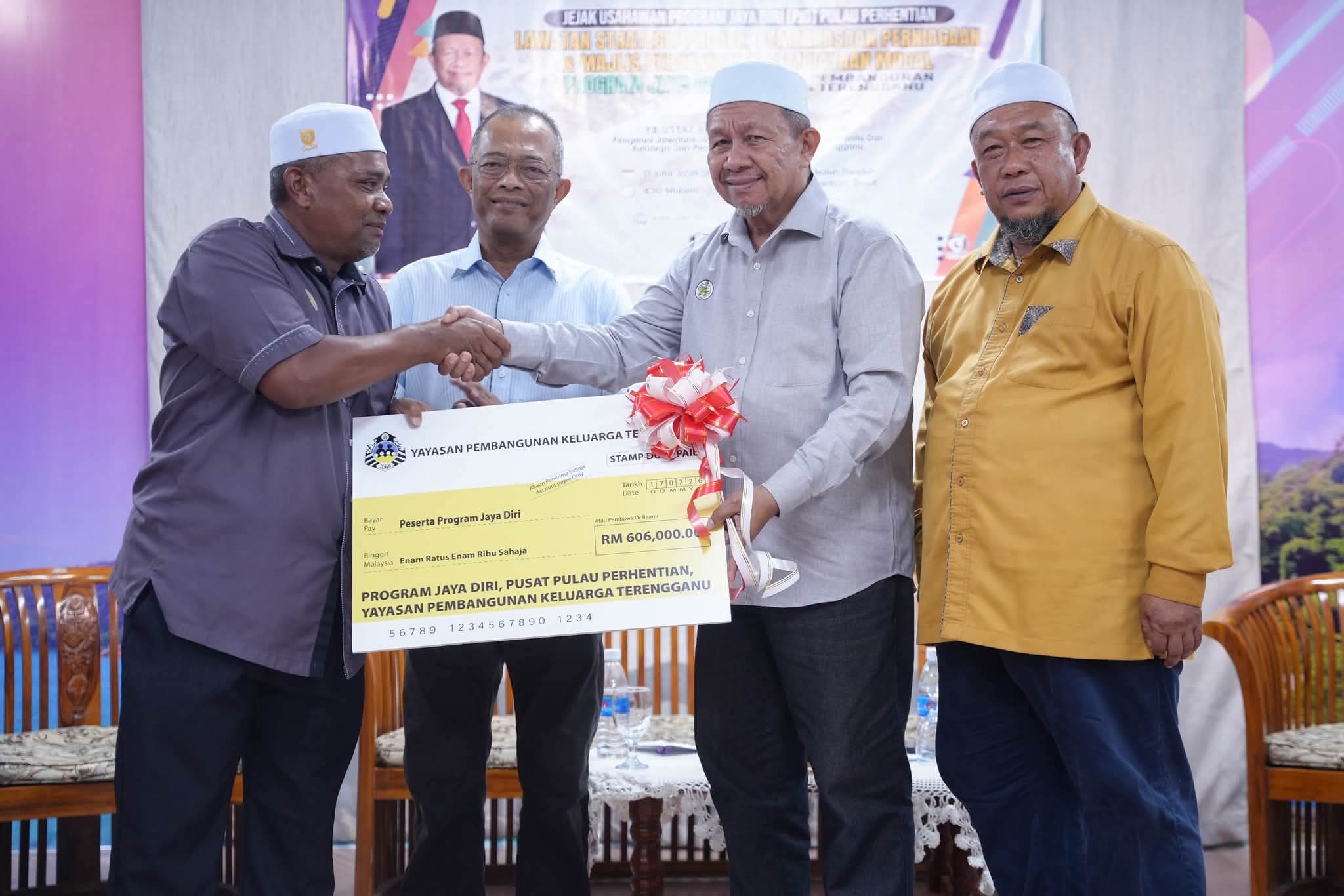40 Warga Pulau Perhentian Terima Pembiayaan Modal PJD Bernilai RM606,000