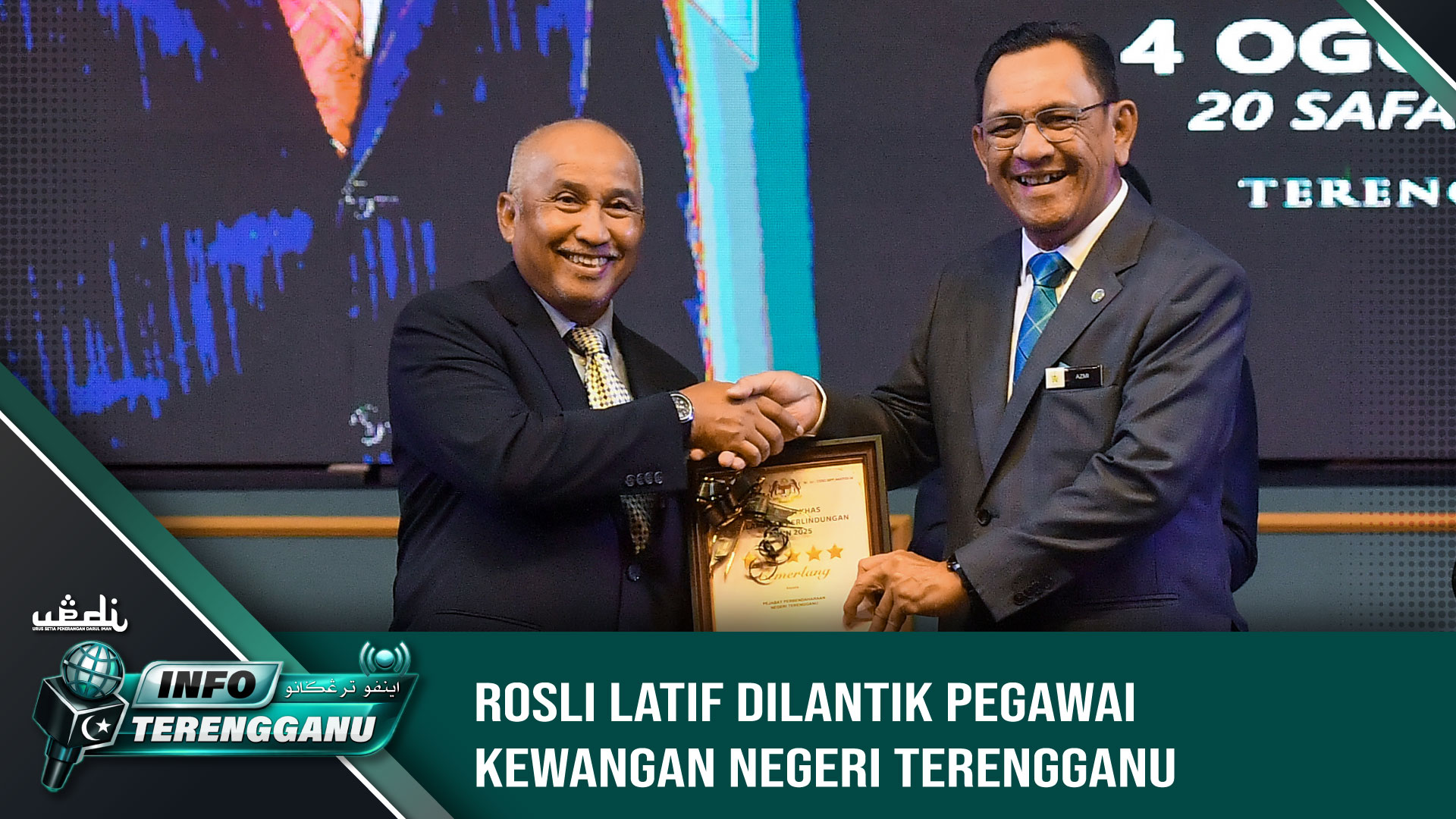 Rosli Latif Dilantik Pegawai Kewangan Negeri Terengganu