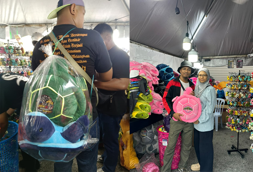 Bantal Penyu, 'Keychain' Penyu Berhelmet Laris Di RXZ Members 8.0
