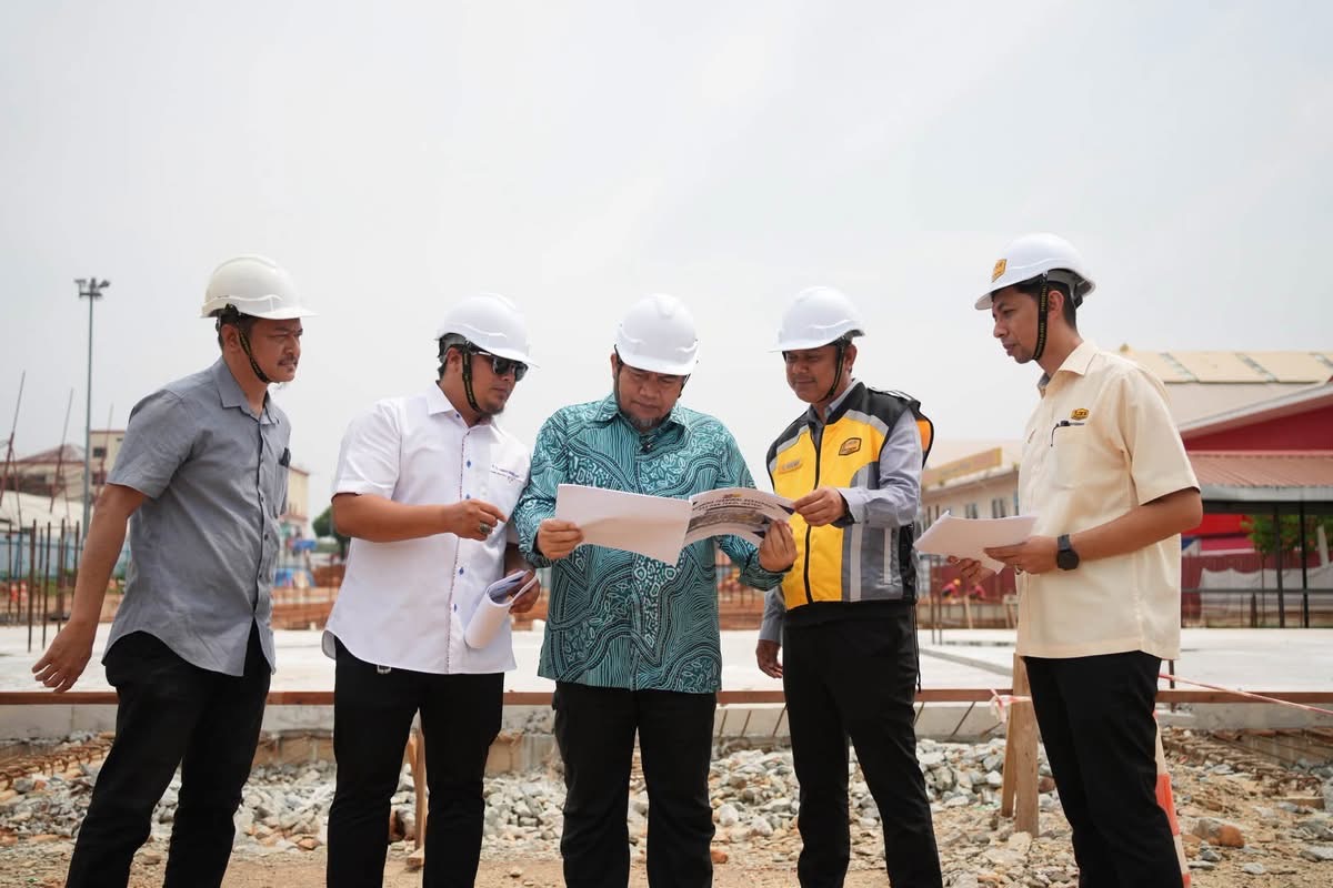 Terminal Bas Jerteh Catat 25 Peratus Kemajuan