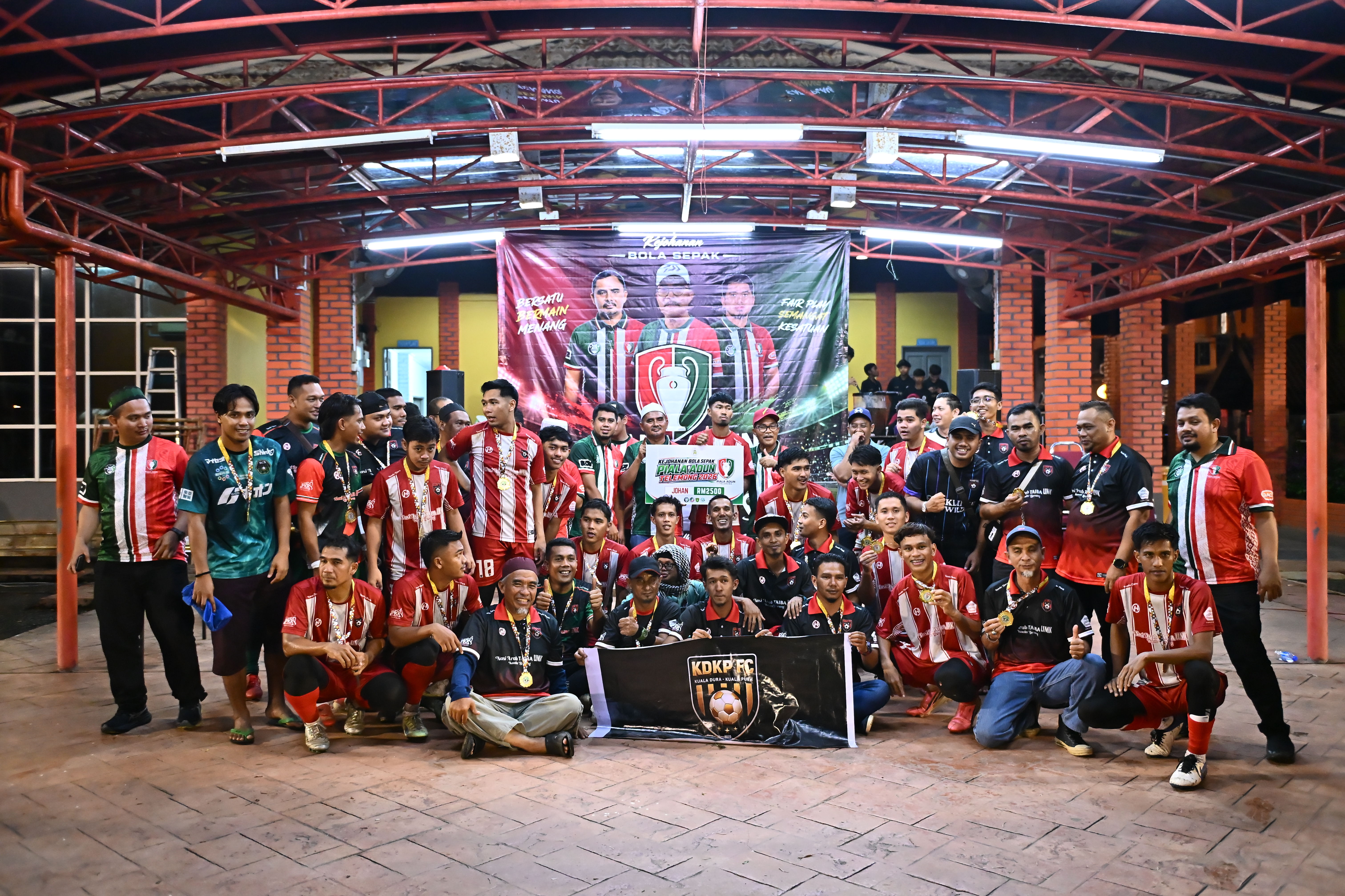 Piala ADUN Telemong 2026 Rapatkan Hubungan Komuniti, KDKP FC Dinobat Juara