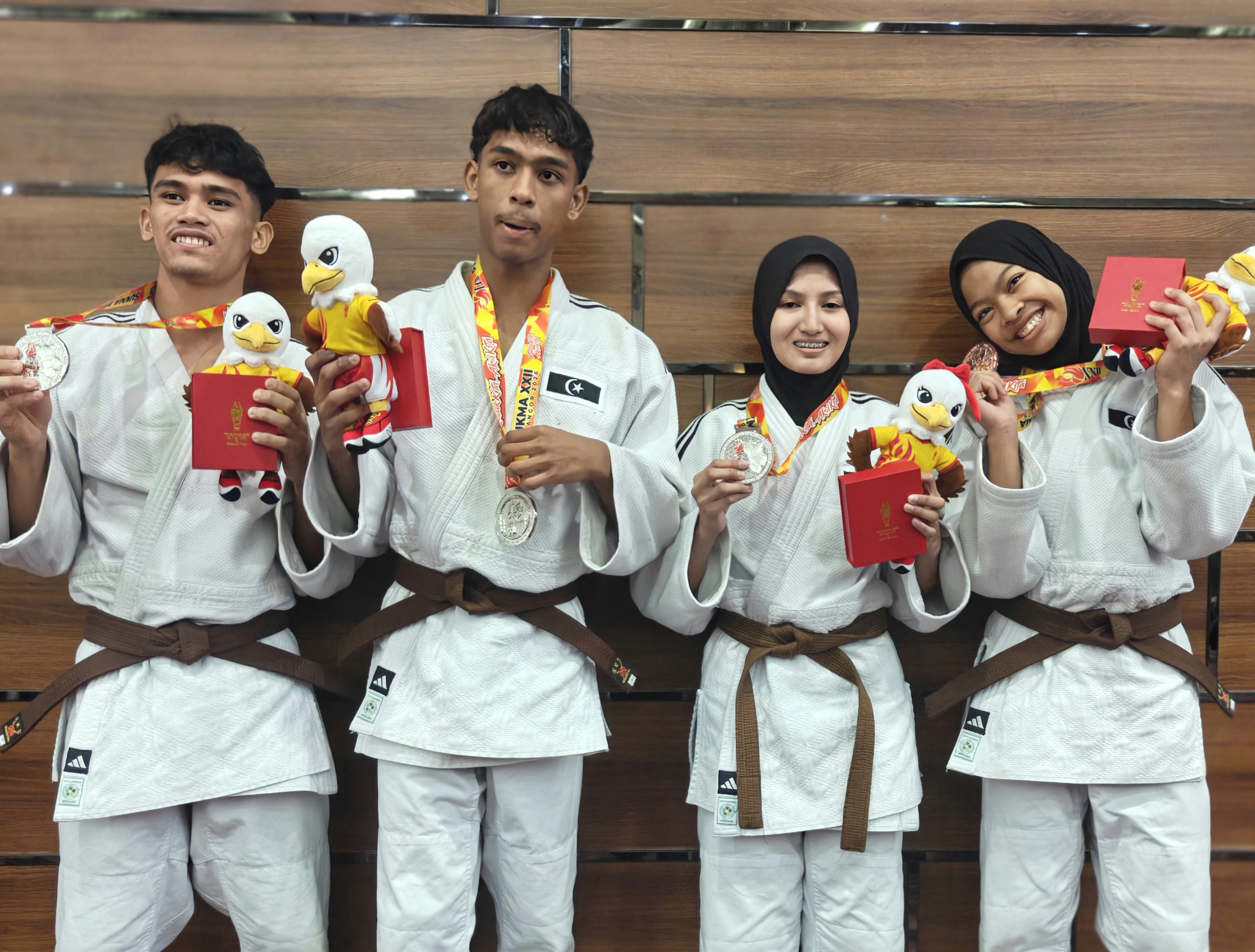 SUKMA 2026: Skuad Judo Terengganu Bawa Pulang Tiga Perak, Satu Gangsa