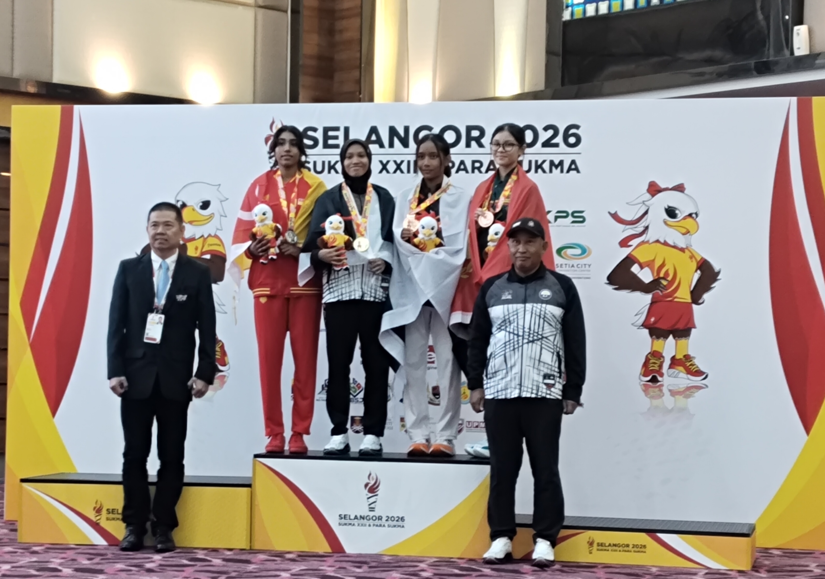 SUKMA 2026: Taekwondo Hadiah Dua Pingat 