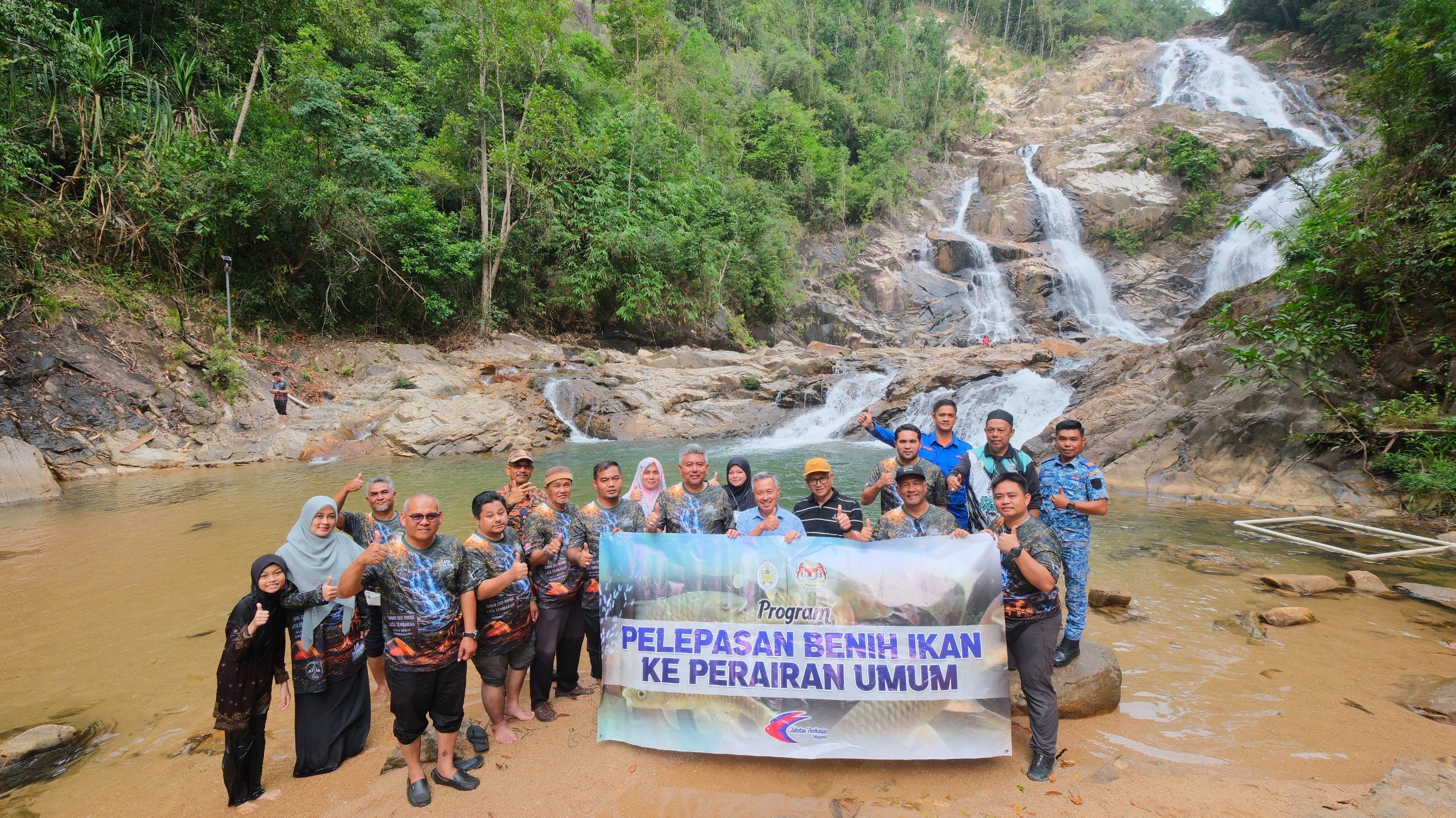 500 Anak Ikan Kelah Dilepas, Perkukuh Santuari Lata Tembakah