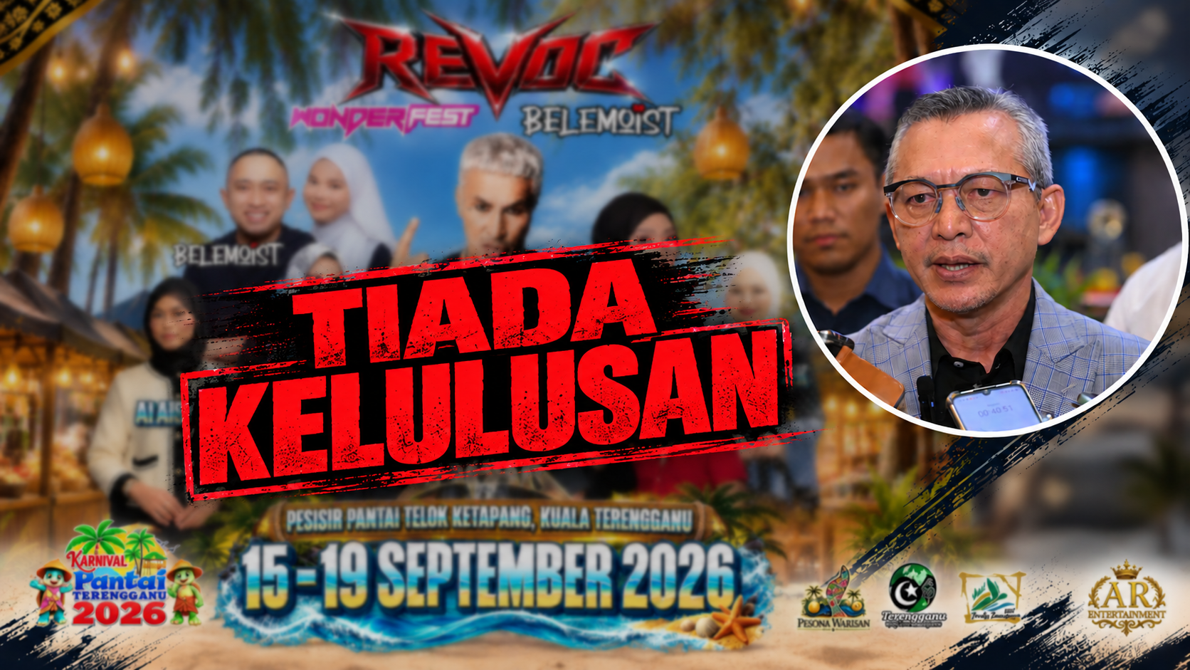 Poster Program Papar Amy Search Tak Dapat Kelulusan